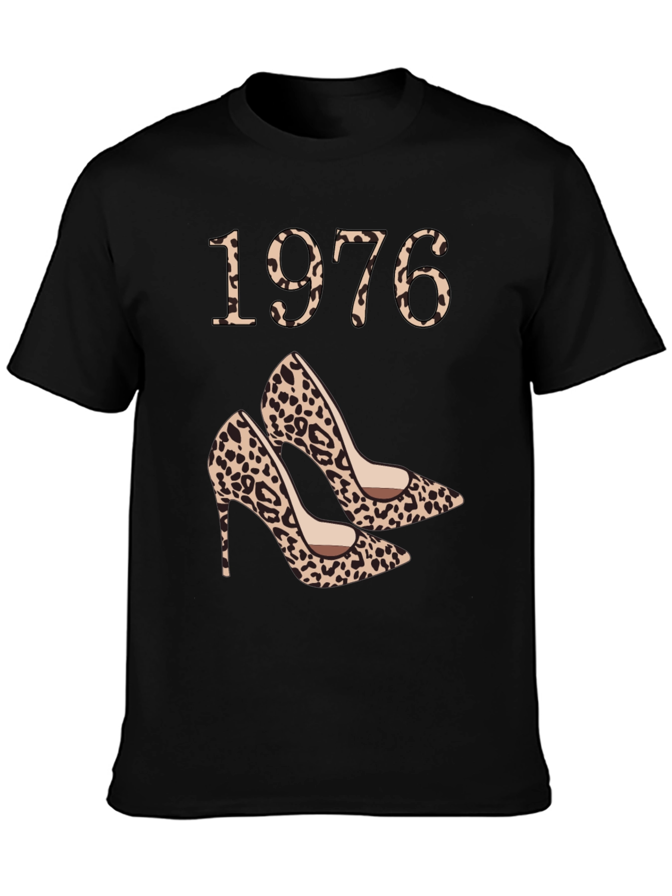 Leopard Print 1976 Stiletto T-Shirt