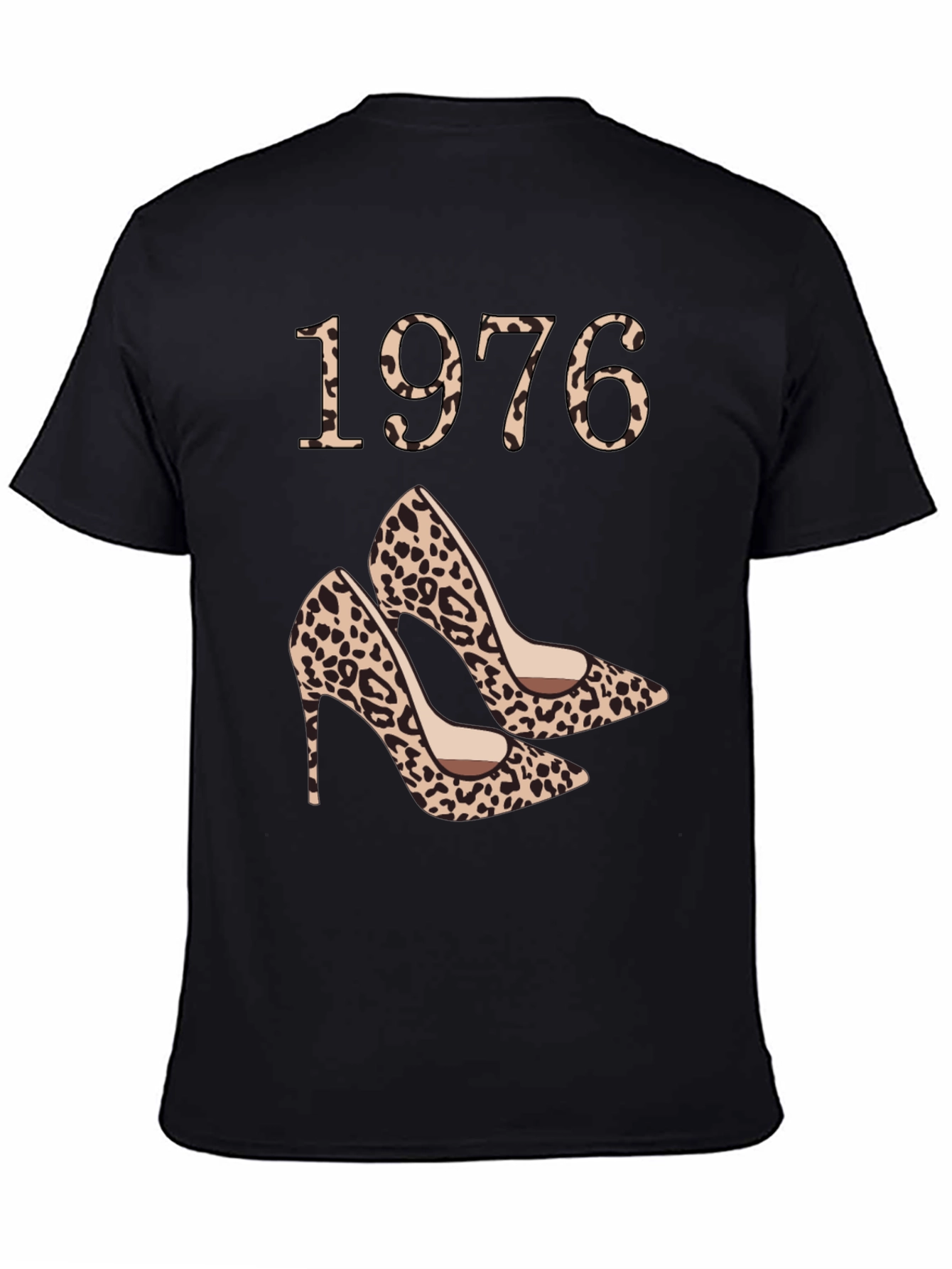 Leopard Print 1976 Stiletto T-Shirt