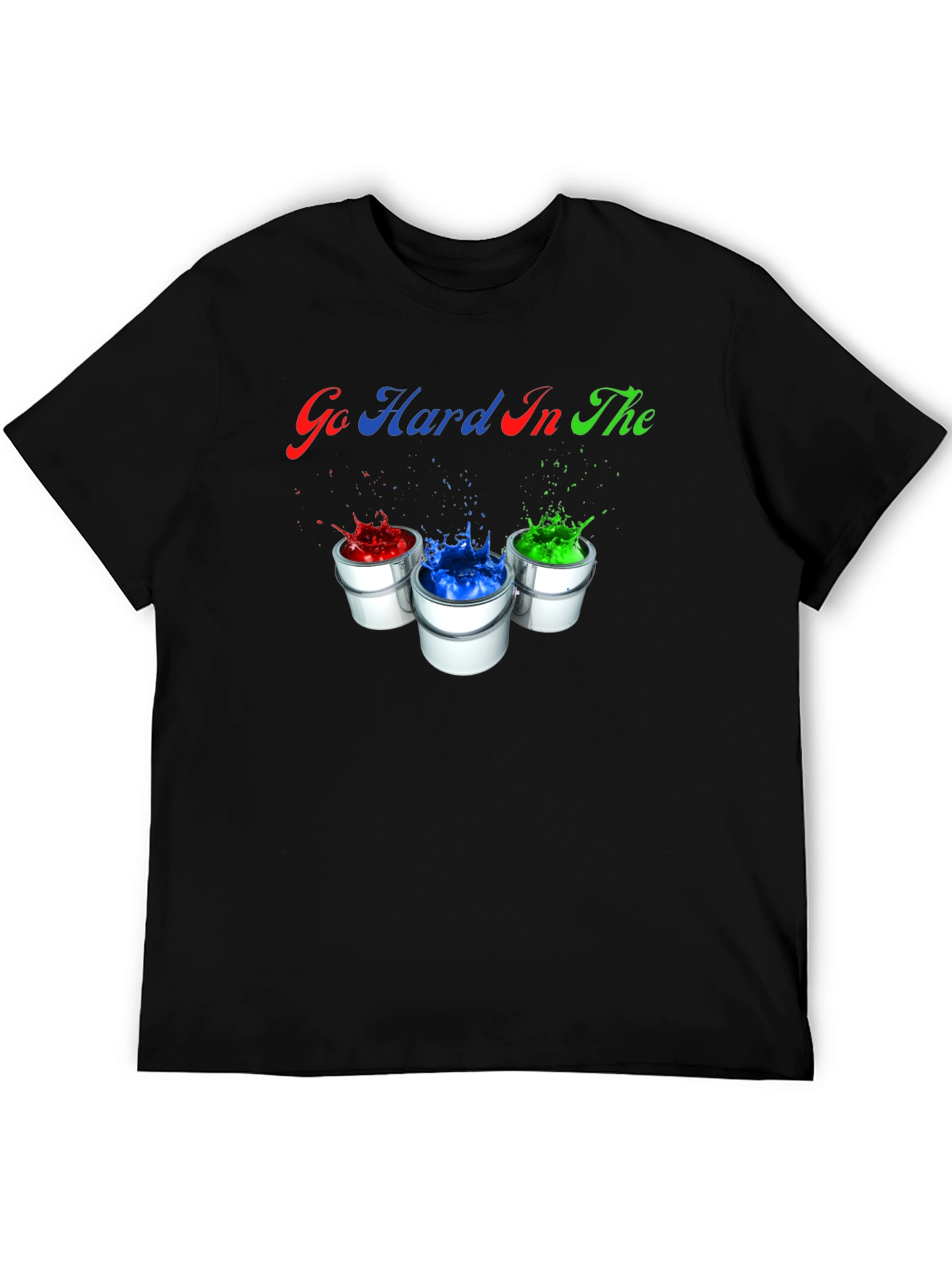 Go Hard In The Paint Splatter T-Shirt