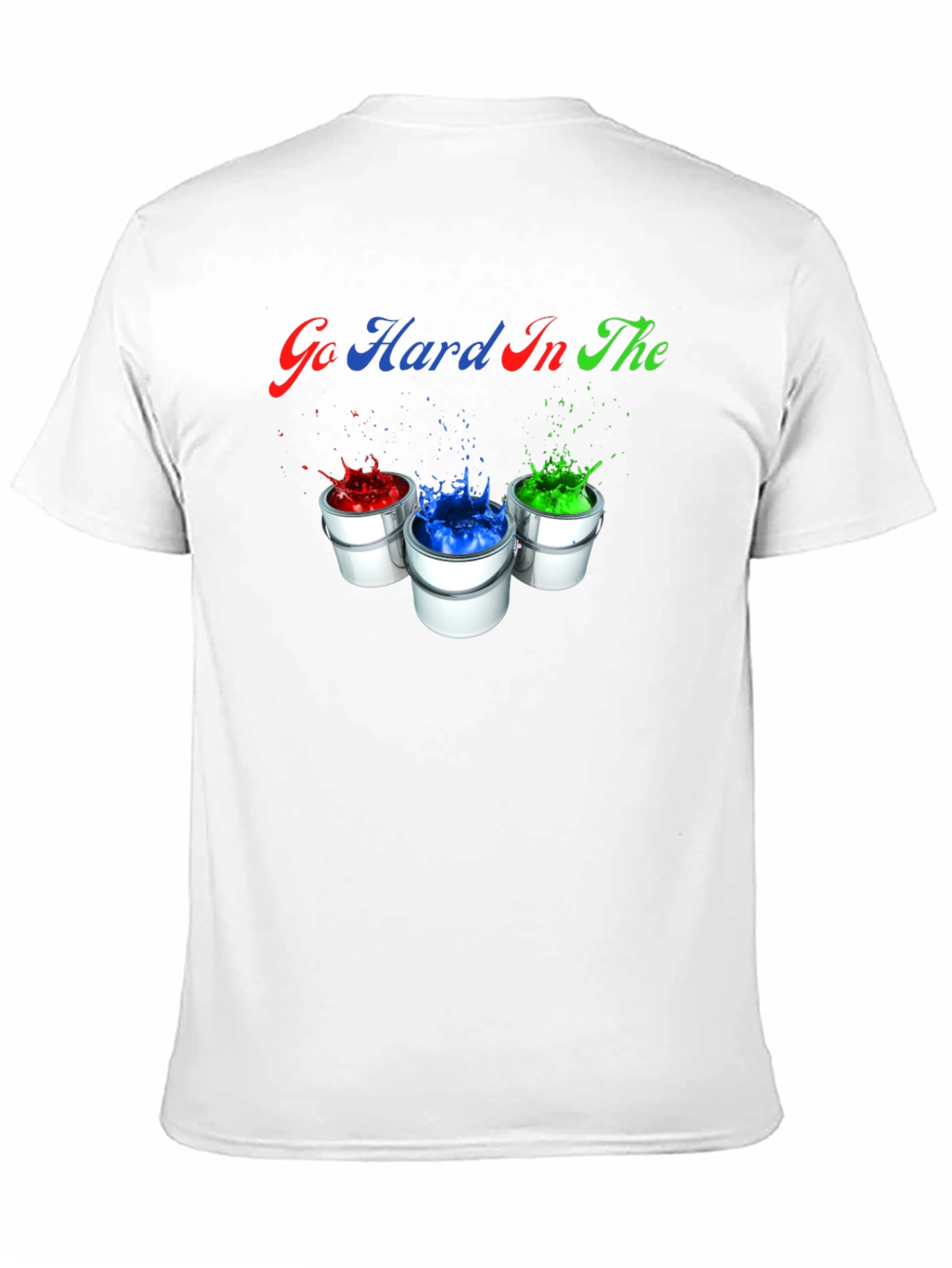 Go Hard In The Paint Splatter T-Shirt