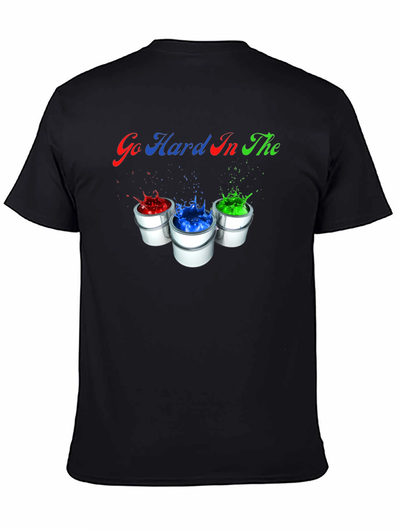 Go Hard In The Paint Splatter T-Shirt