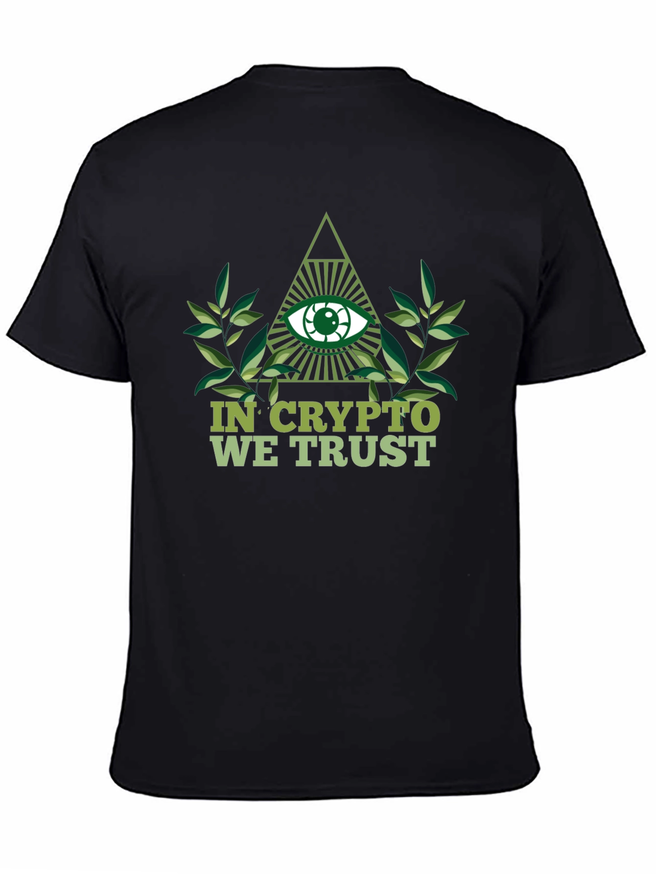 Crypto Trust T-Shirt - Illuminati Eye Design