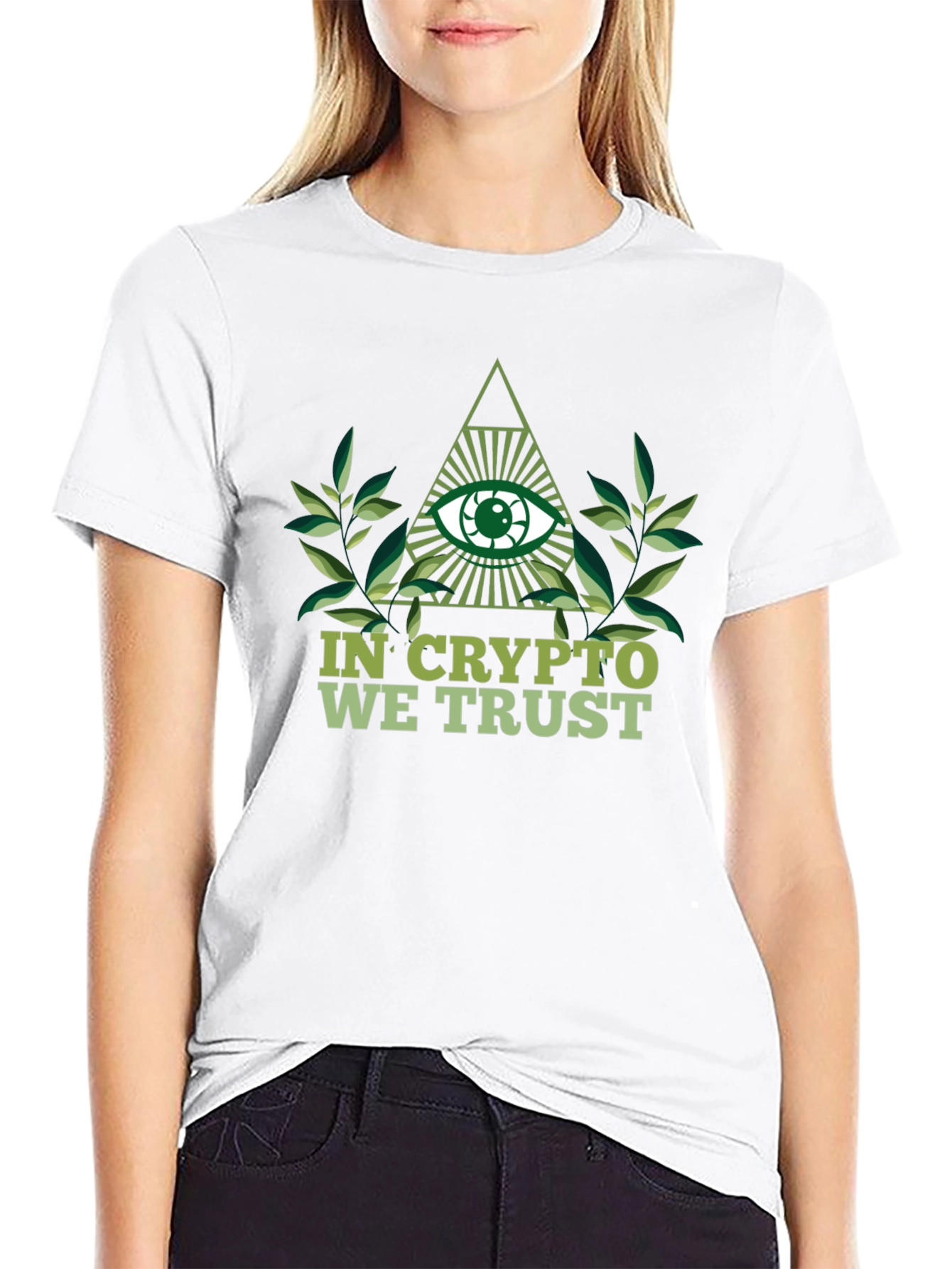 Crypto Trust T-Shirt - Illuminati Eye Design