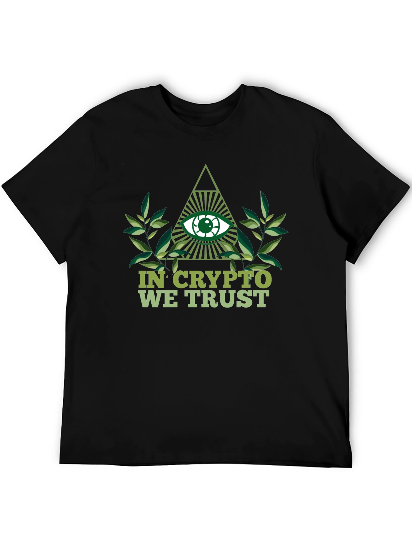 Crypto Trust T-Shirt - Illuminati Eye Design