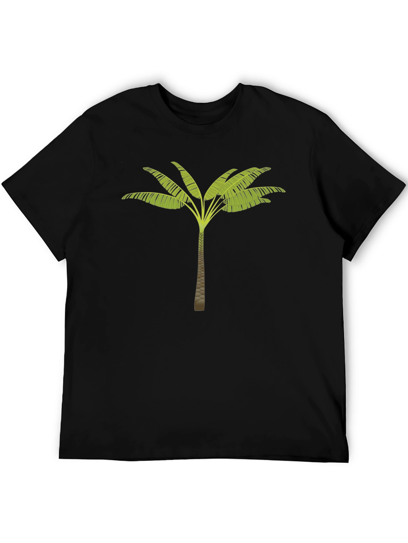 Palm Tree Graphic Black T-Shirt