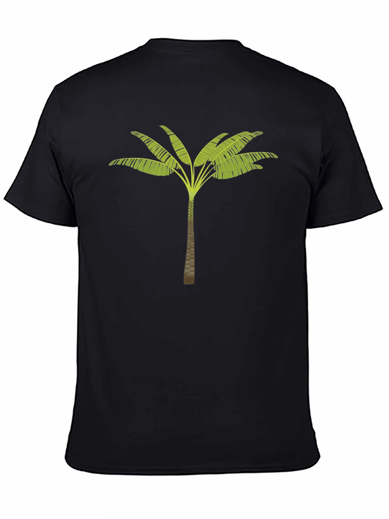 Palm Tree Graphic Black T-Shirt