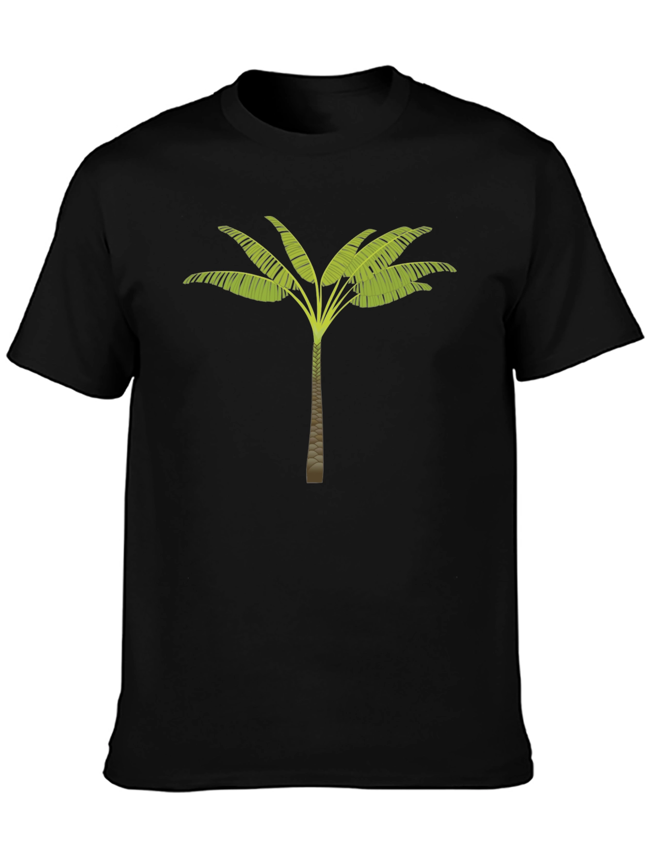 Palm Tree Graphic Black T-Shirt