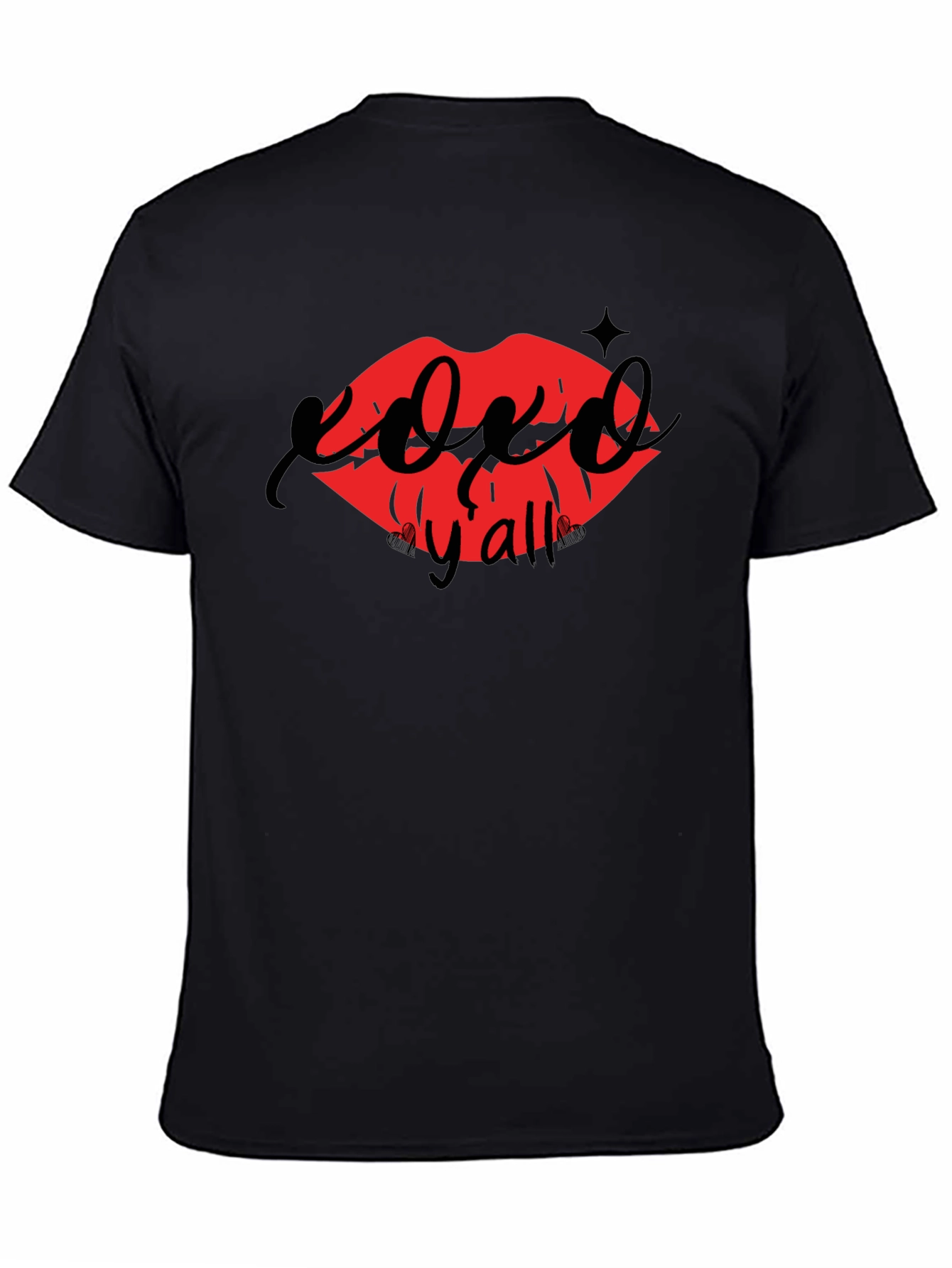 XOXO Yall Lip Print Tee - Casual Chic Style