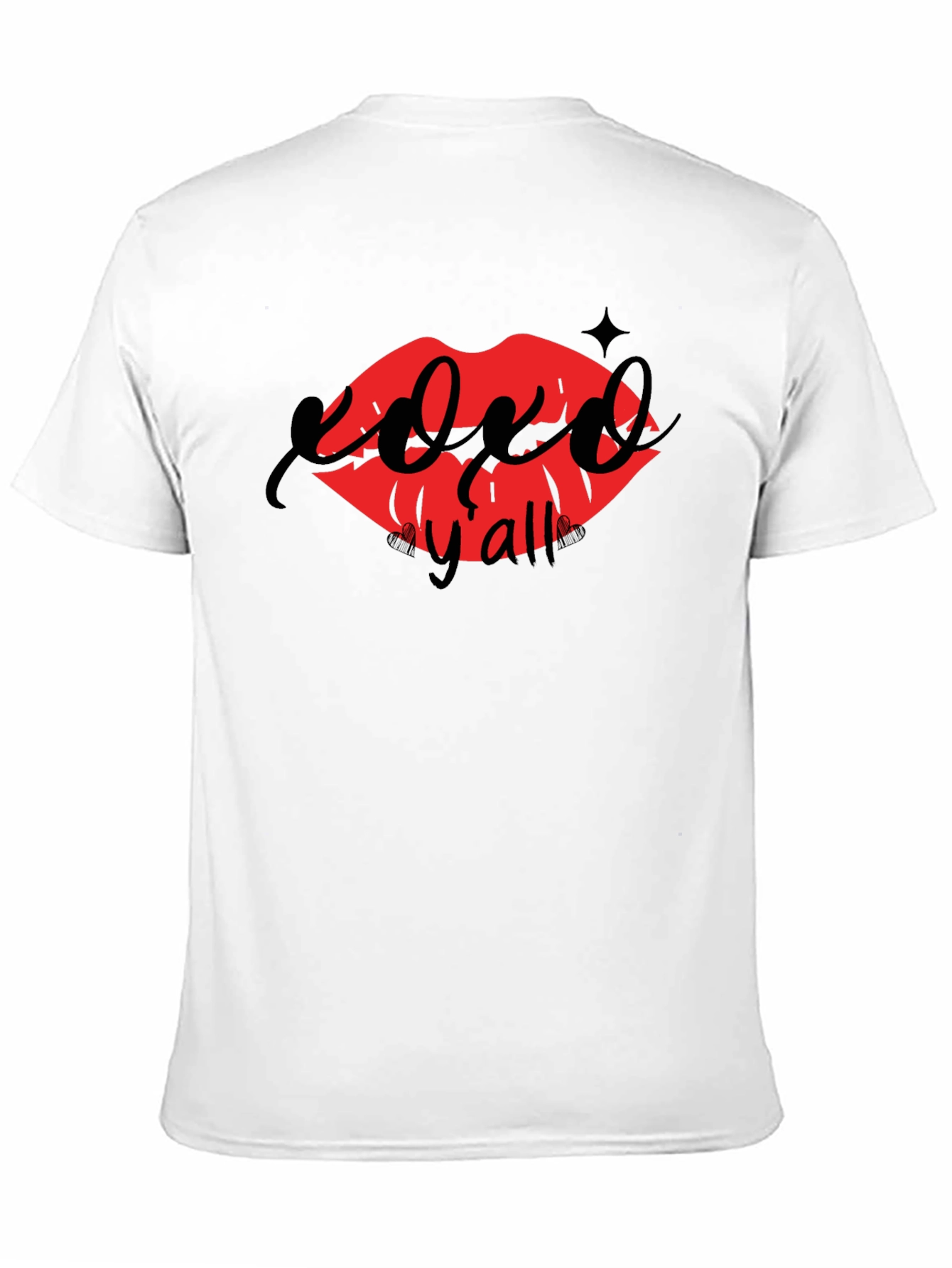 XOXO Yall Lip Print Tee - Casual Chic Style
