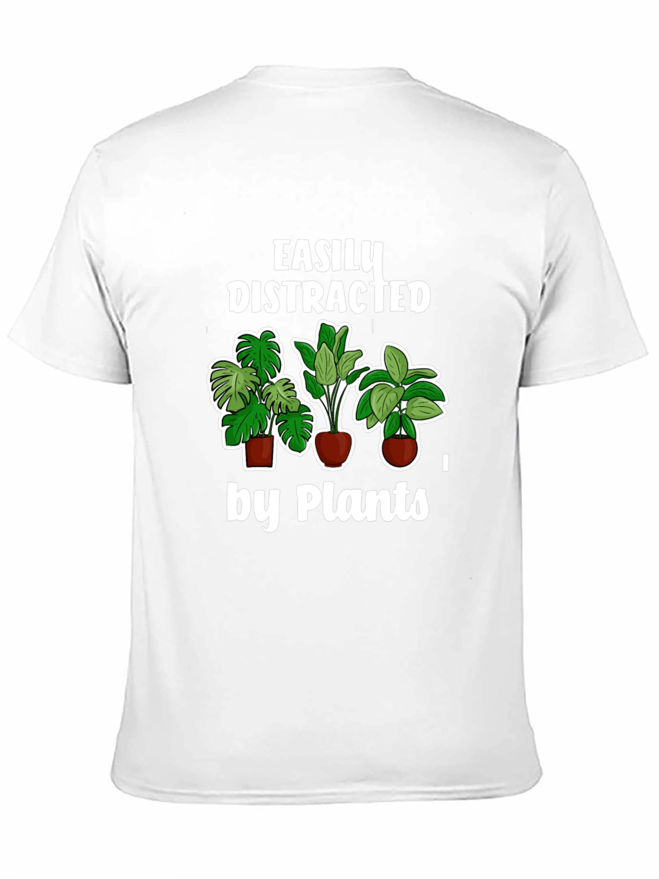 Easily Distracted by Plants T-Shirt Black