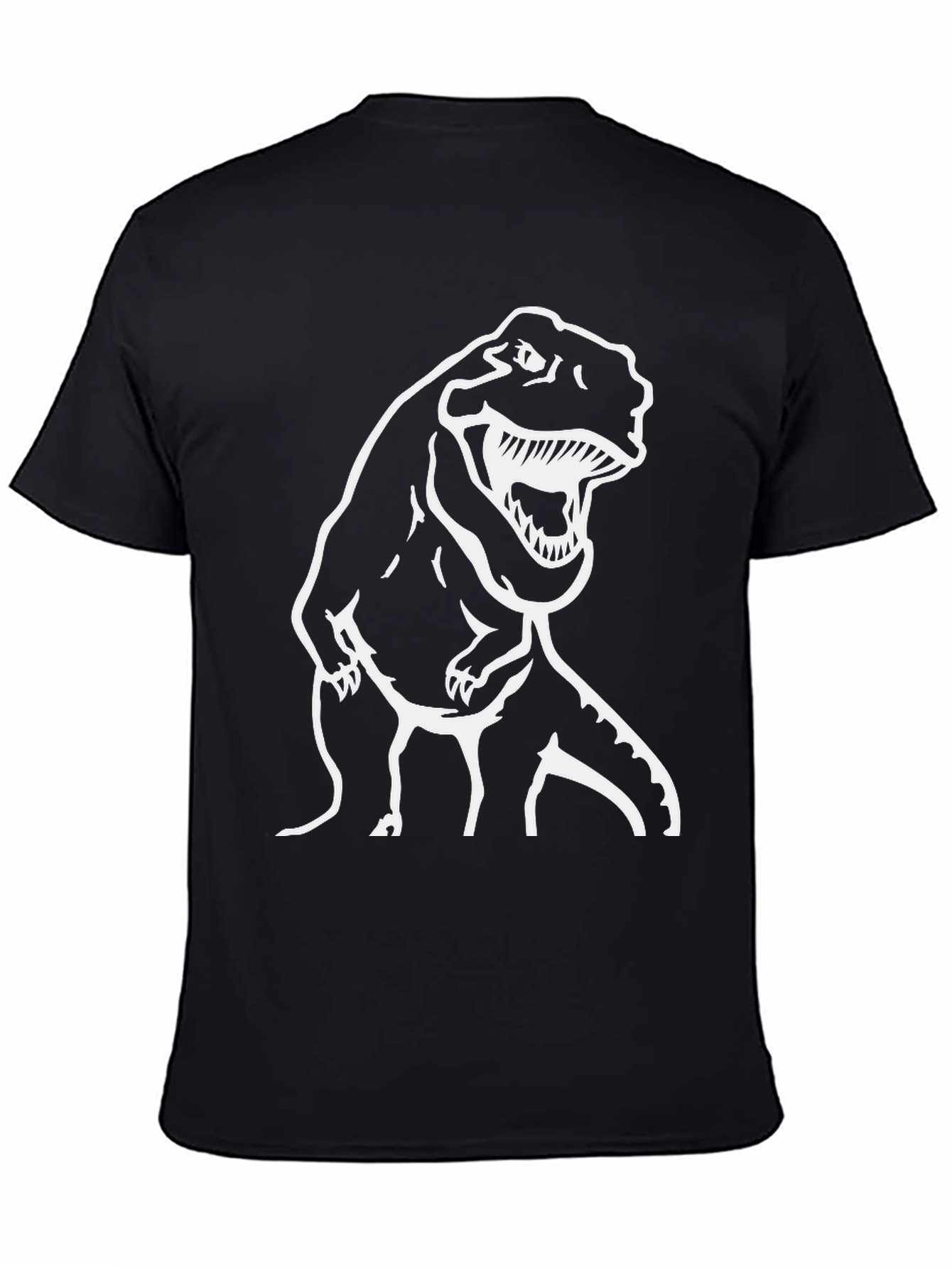 Dino Tee - Black T-Rex Graphic T-Shirt
