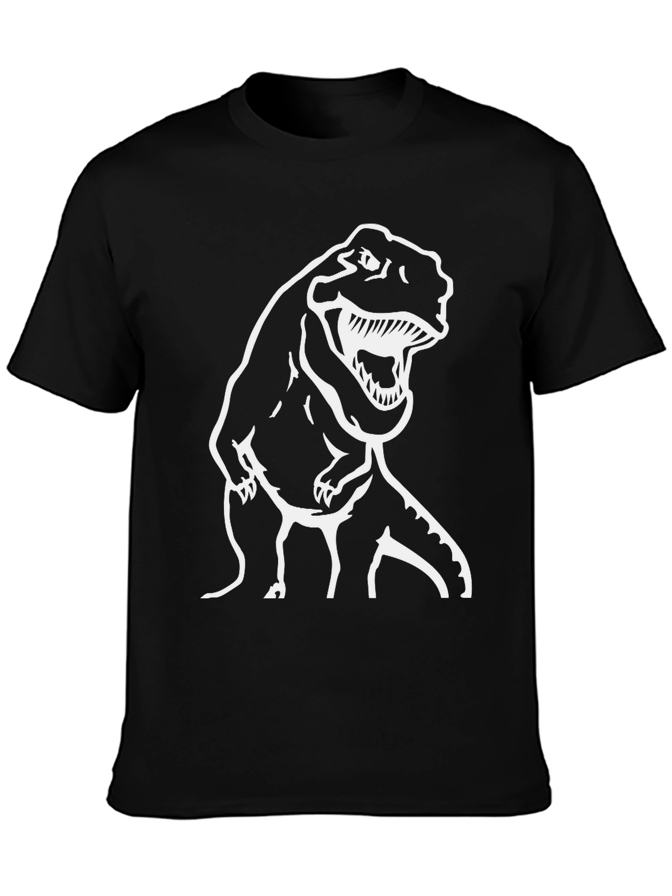 Dino Tee - Black T-Rex Graphic T-Shirt