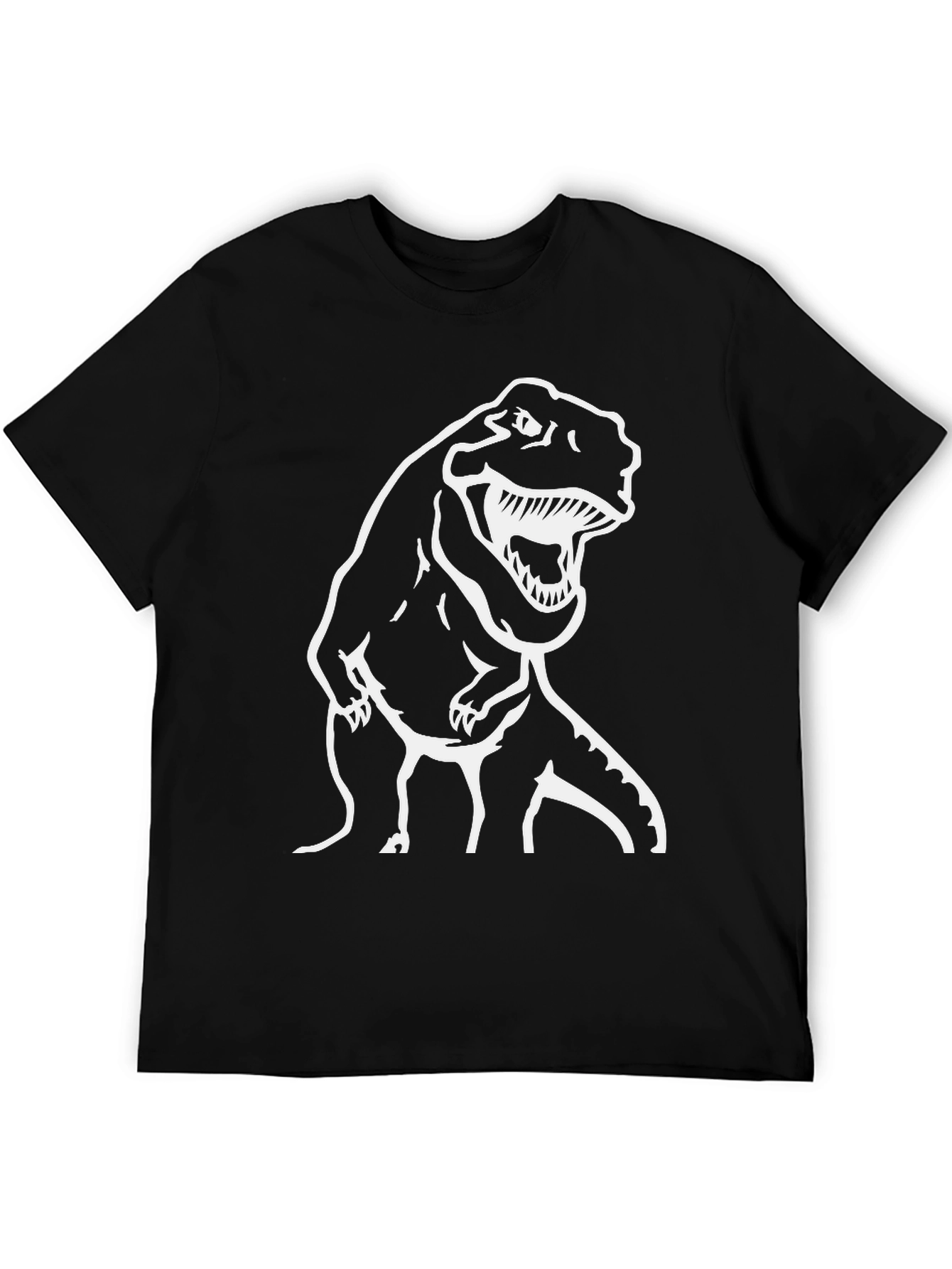 Dino Tee - Black T-Rex Graphic T-Shirt