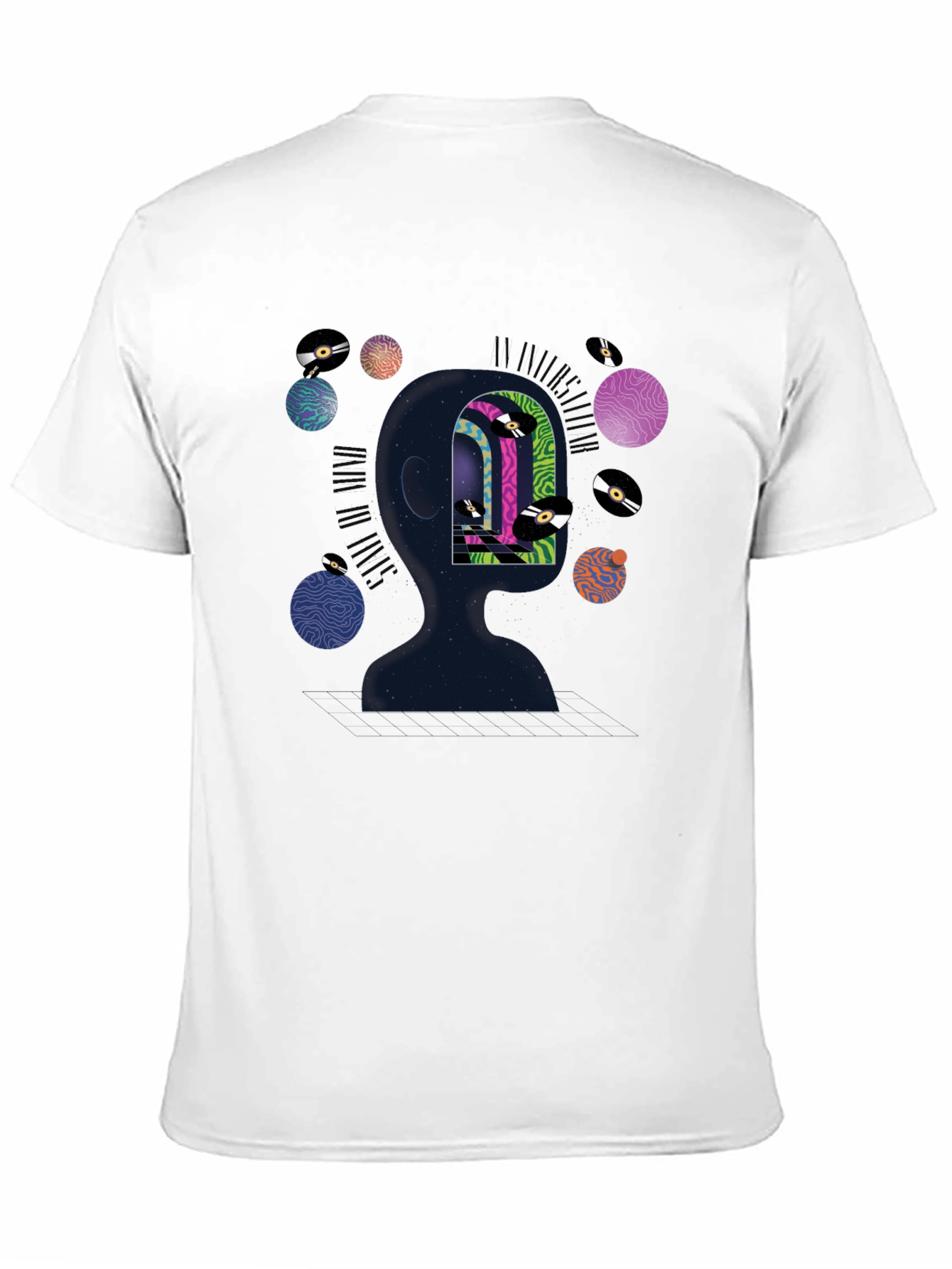 Mindscape Graphic Tee - Black Cotton T-Shirt