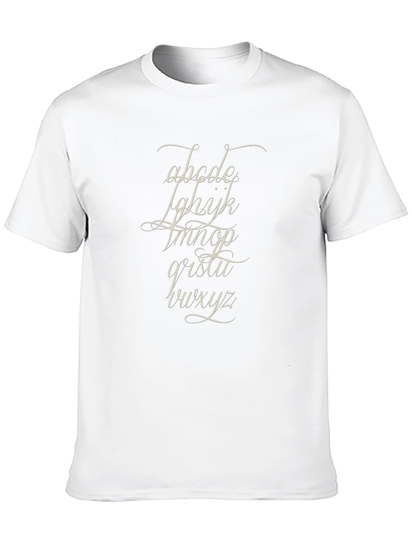 Alphabet T-Shirt - Stylish & Unique Design
