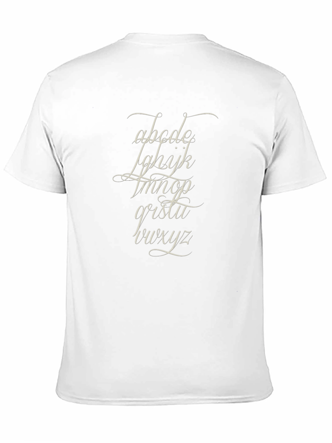Alphabet T-Shirt - Stylish & Unique Design