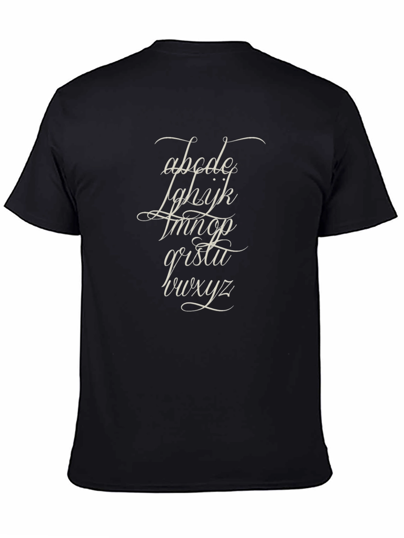 Alphabet T-Shirt - Stylish & Unique Design
