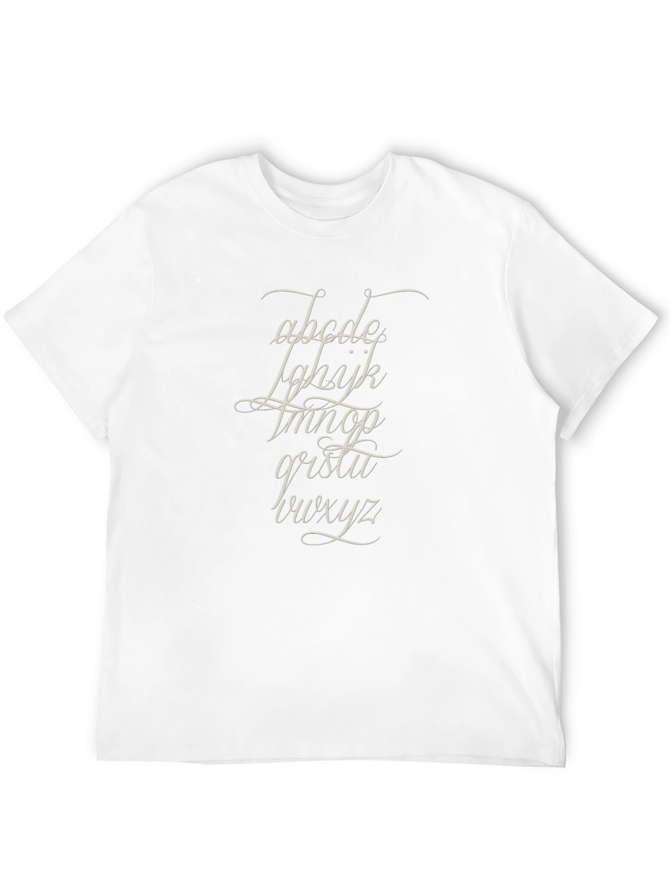 Alphabet T-Shirt - Stylish & Unique Design