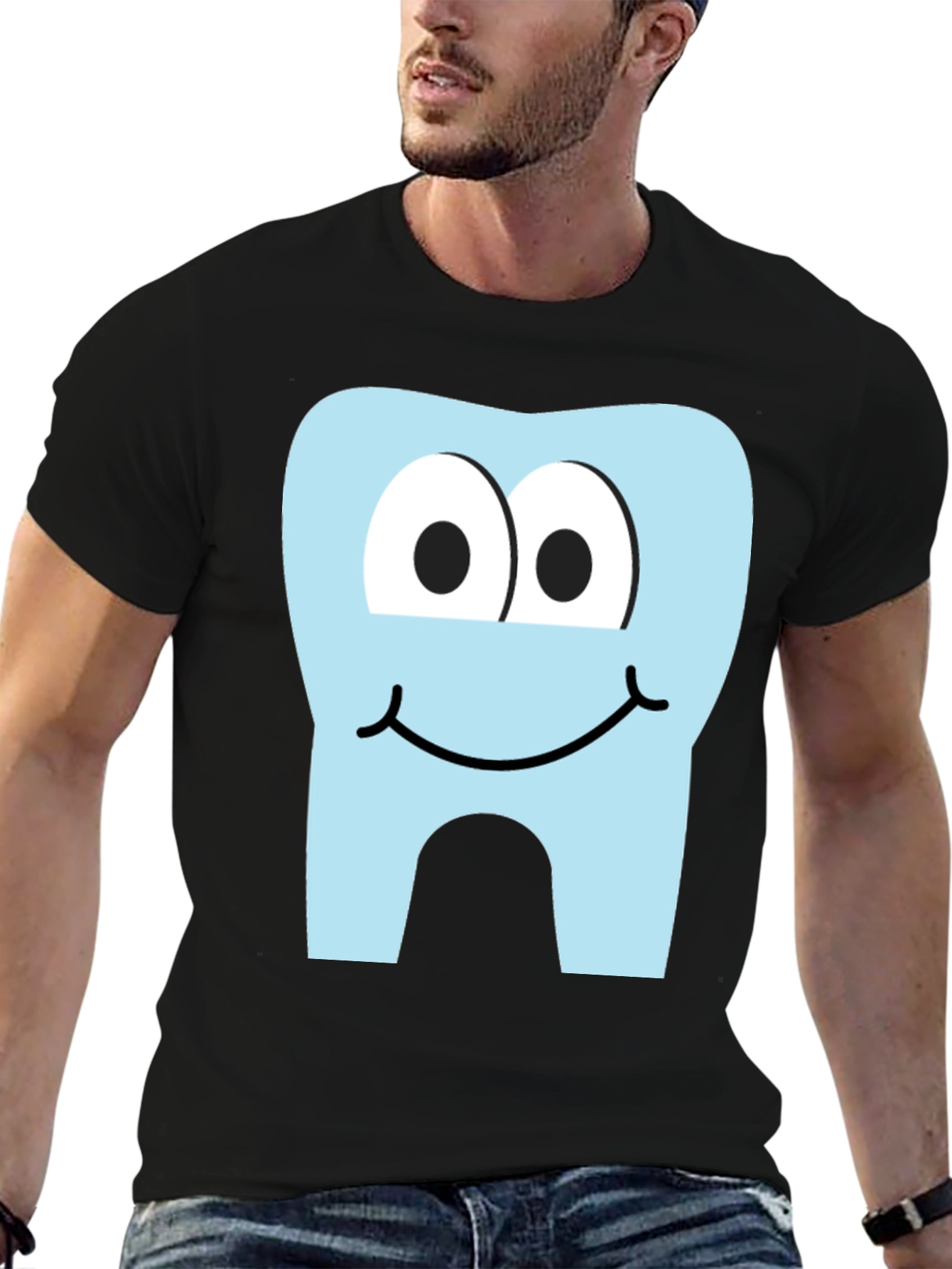 Cartoon Tooth Graphic Tee