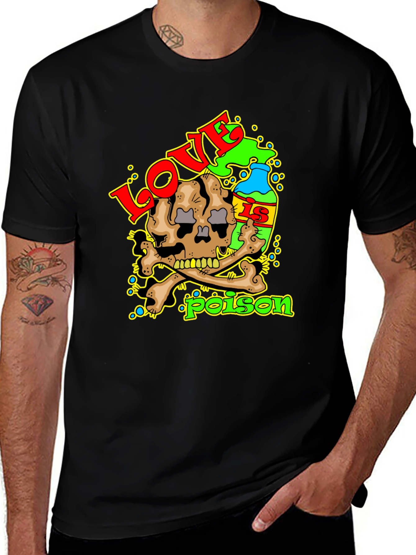Love is Poison Graphic T-Shirt
