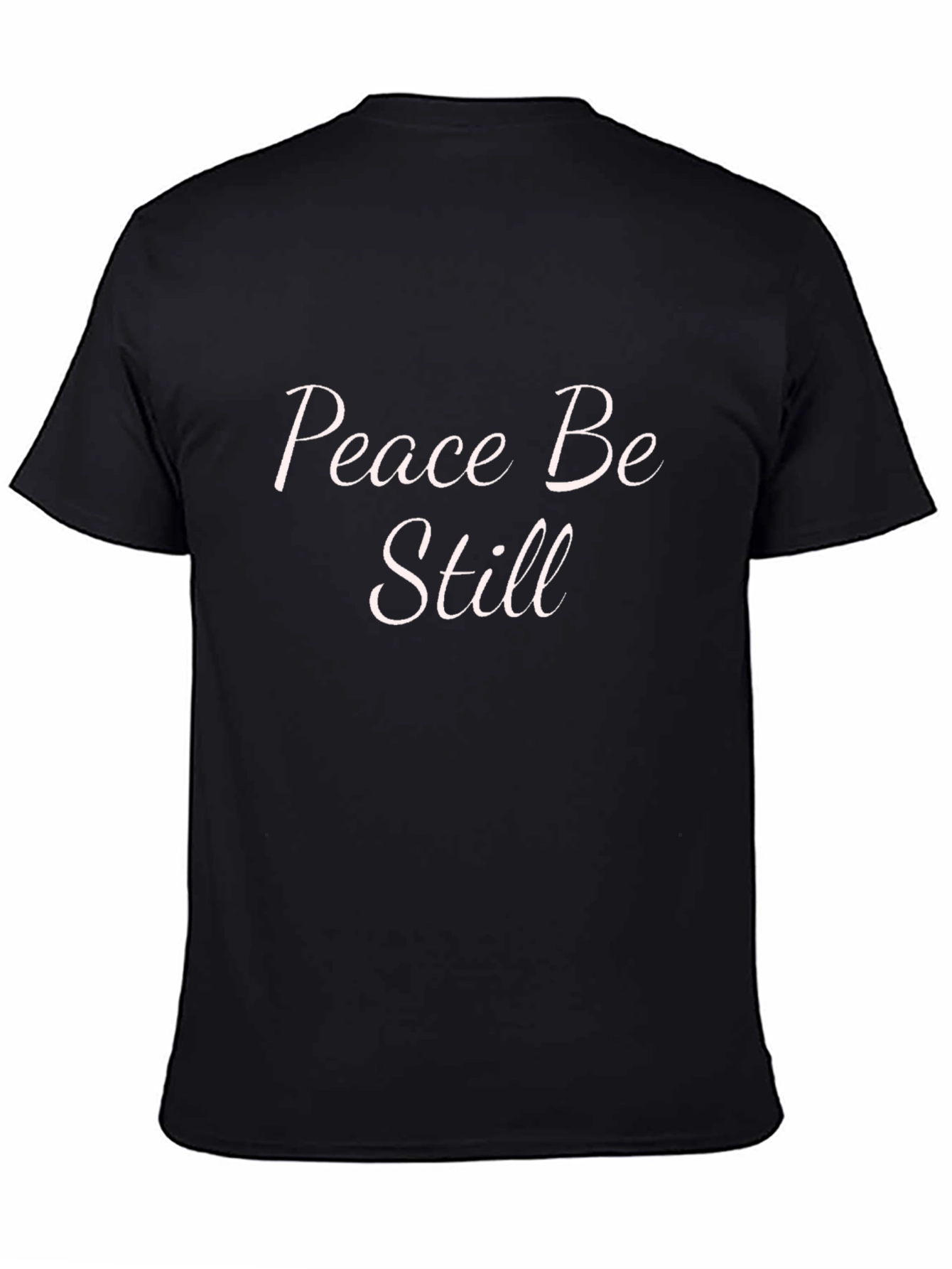 Peace Be Still Black Graphic T-Shirt