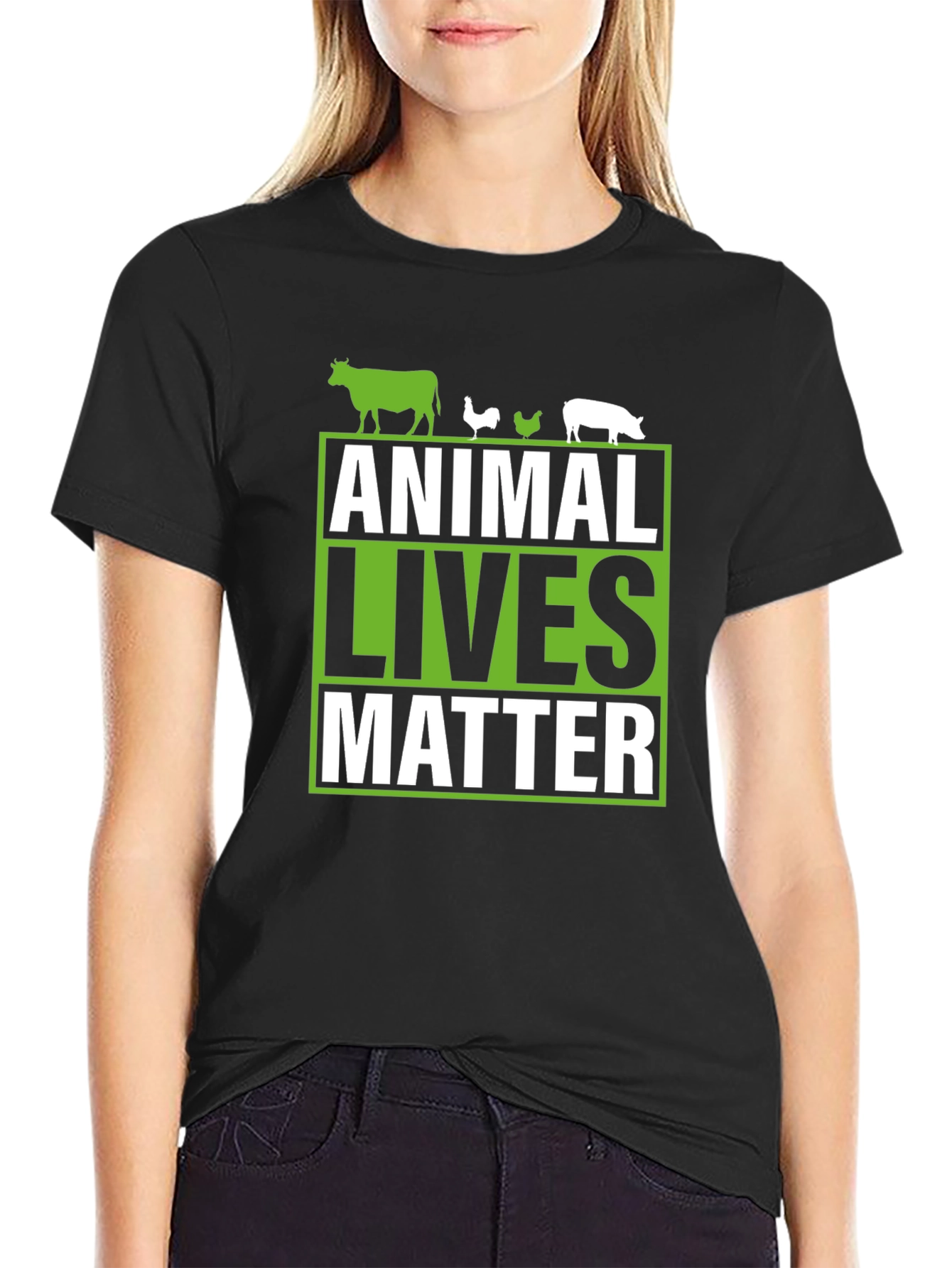 Animal Lives Matter T-Shirt - Vegan Advocate Tee