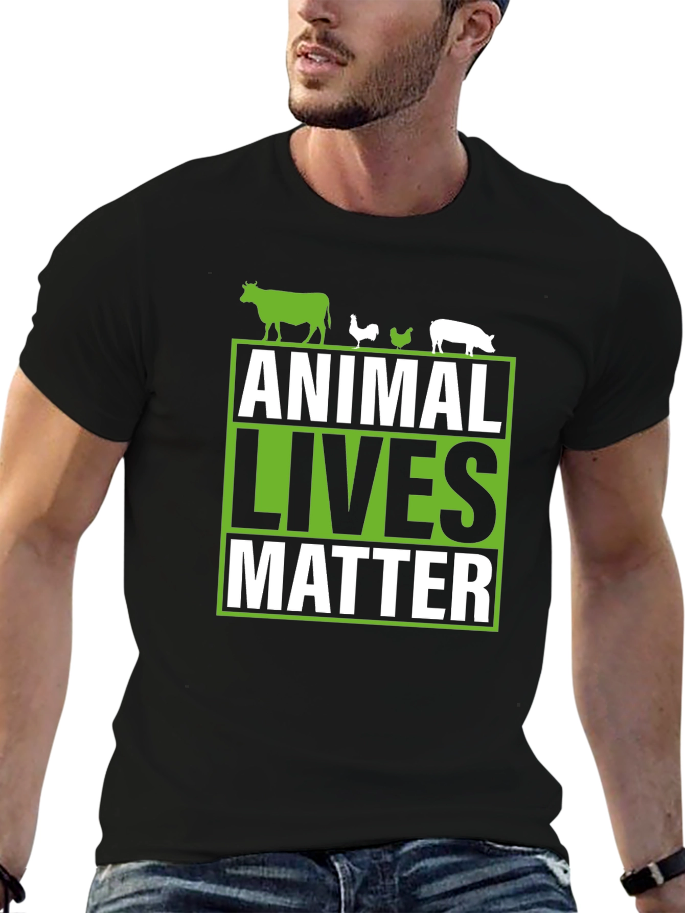Animal Lives Matter T-Shirt - Vegan Advocate Tee
