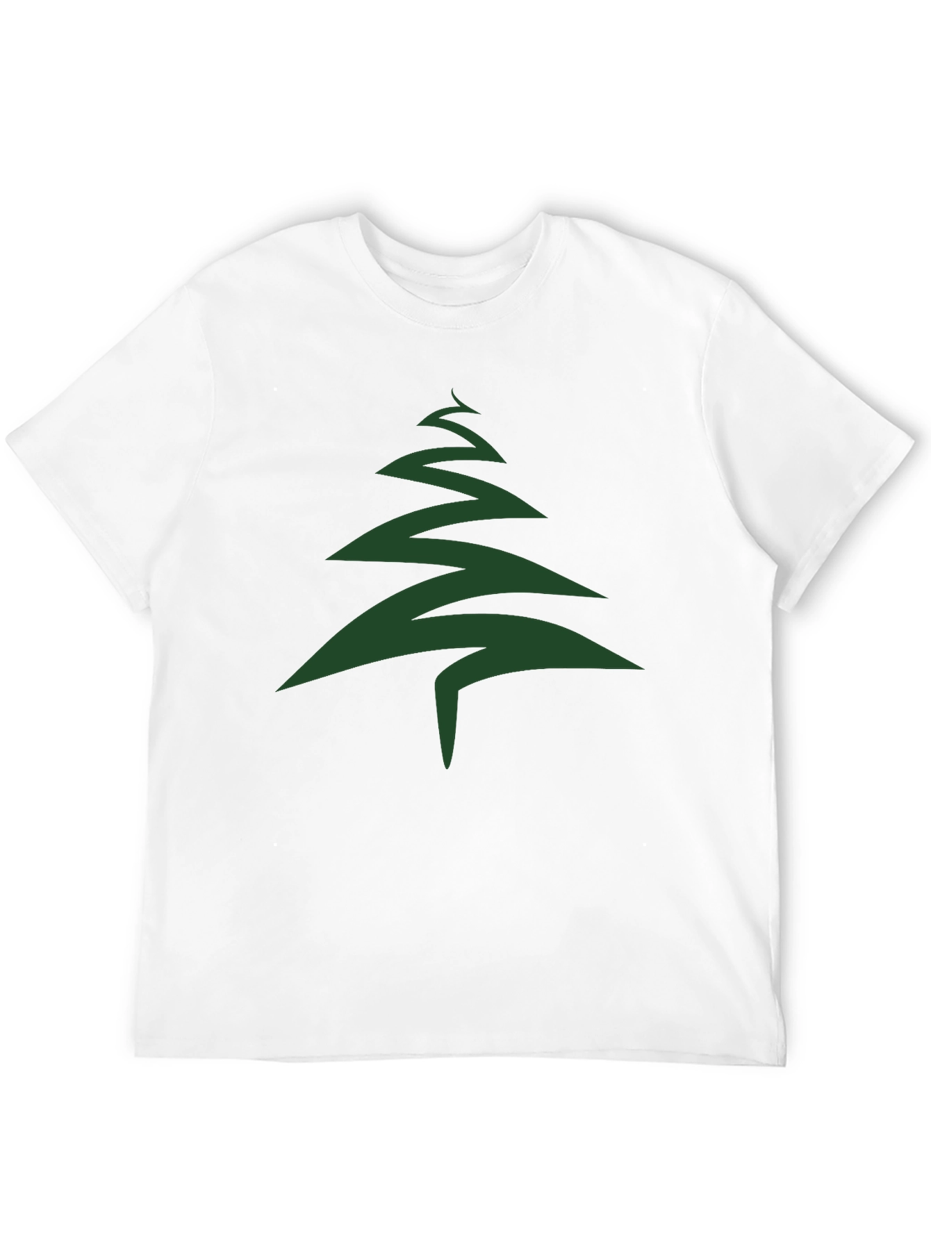 Minimalist Christmas Tree Graphic Tee