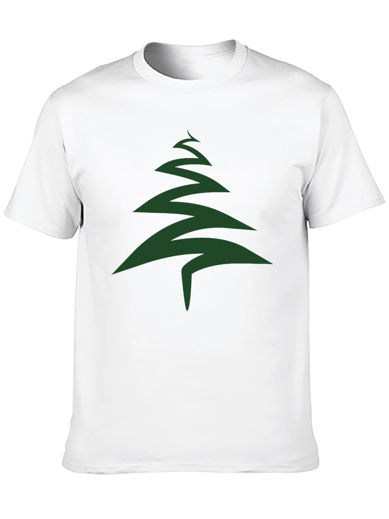Minimalist Christmas Tree Graphic Tee