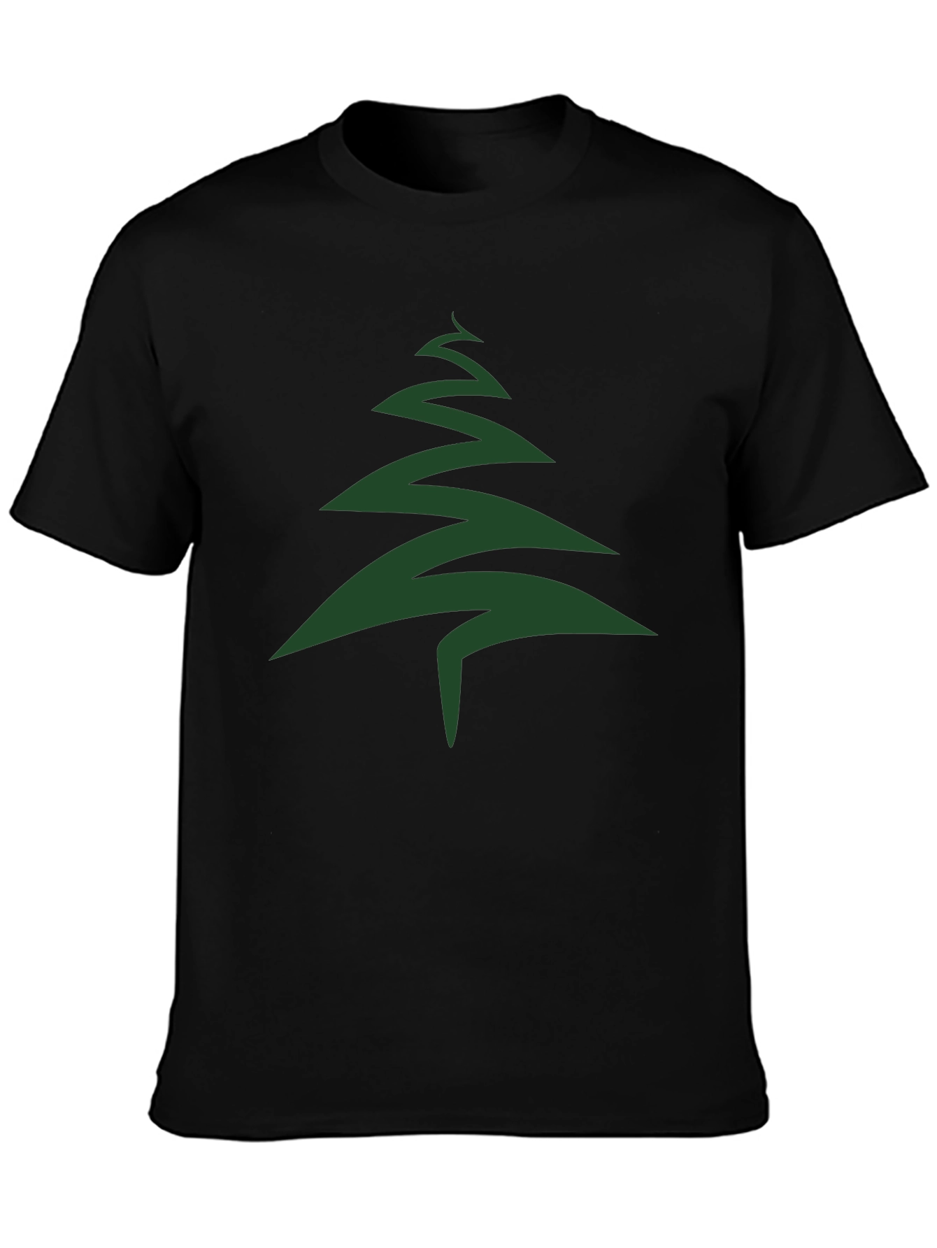 Minimalist Christmas Tree Graphic Tee