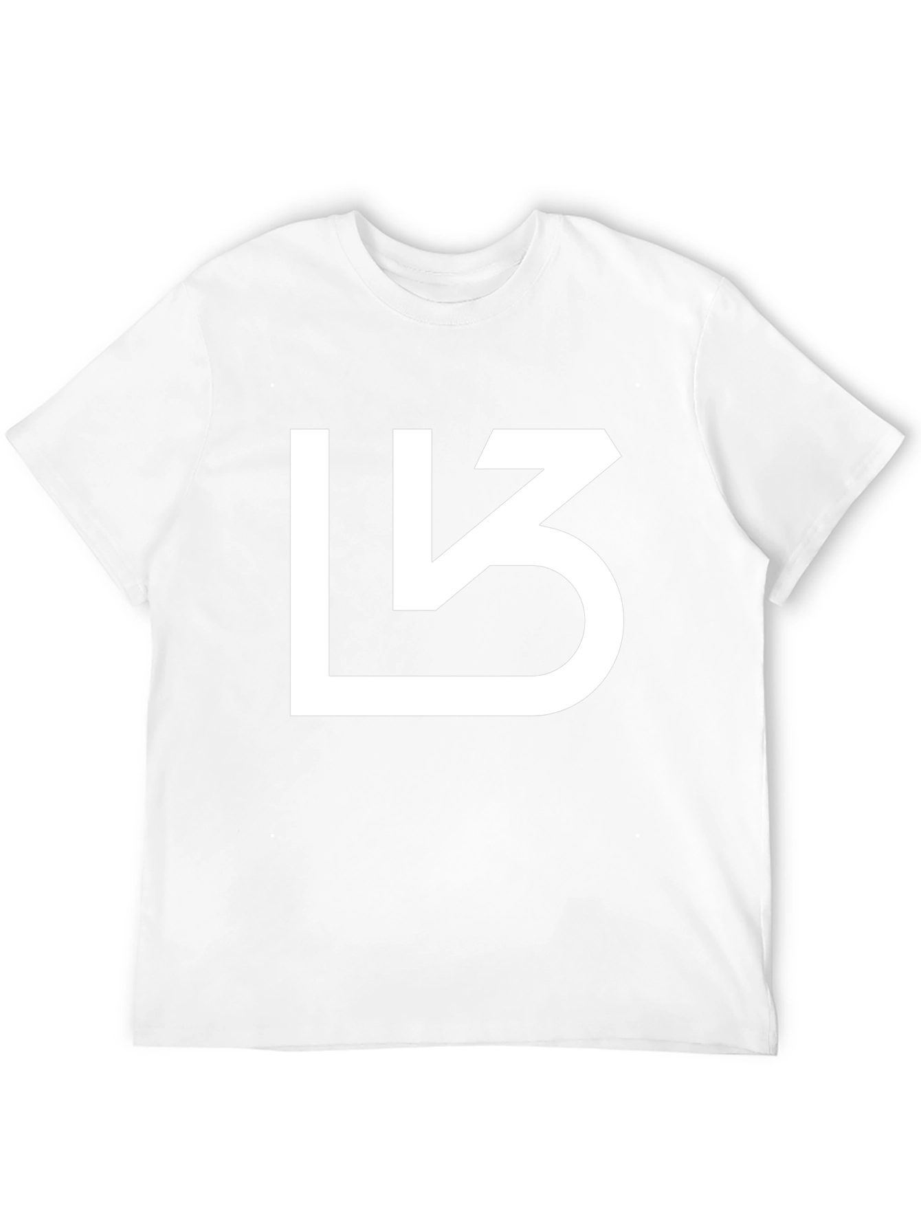 Abstract Logo Black T-Shirt Casual Wear