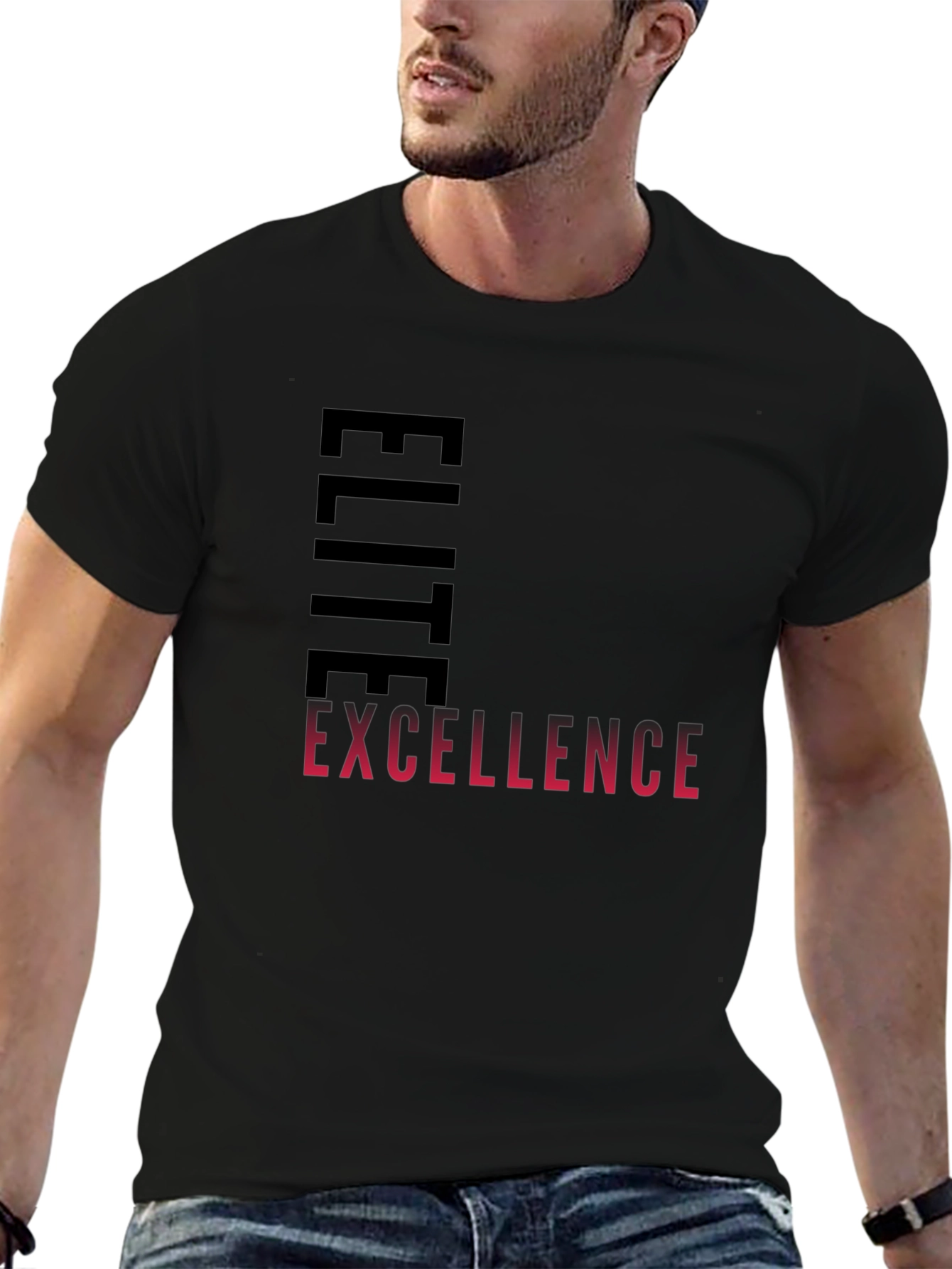 Elite Excellence Graphic T-Shirt - Modern Design