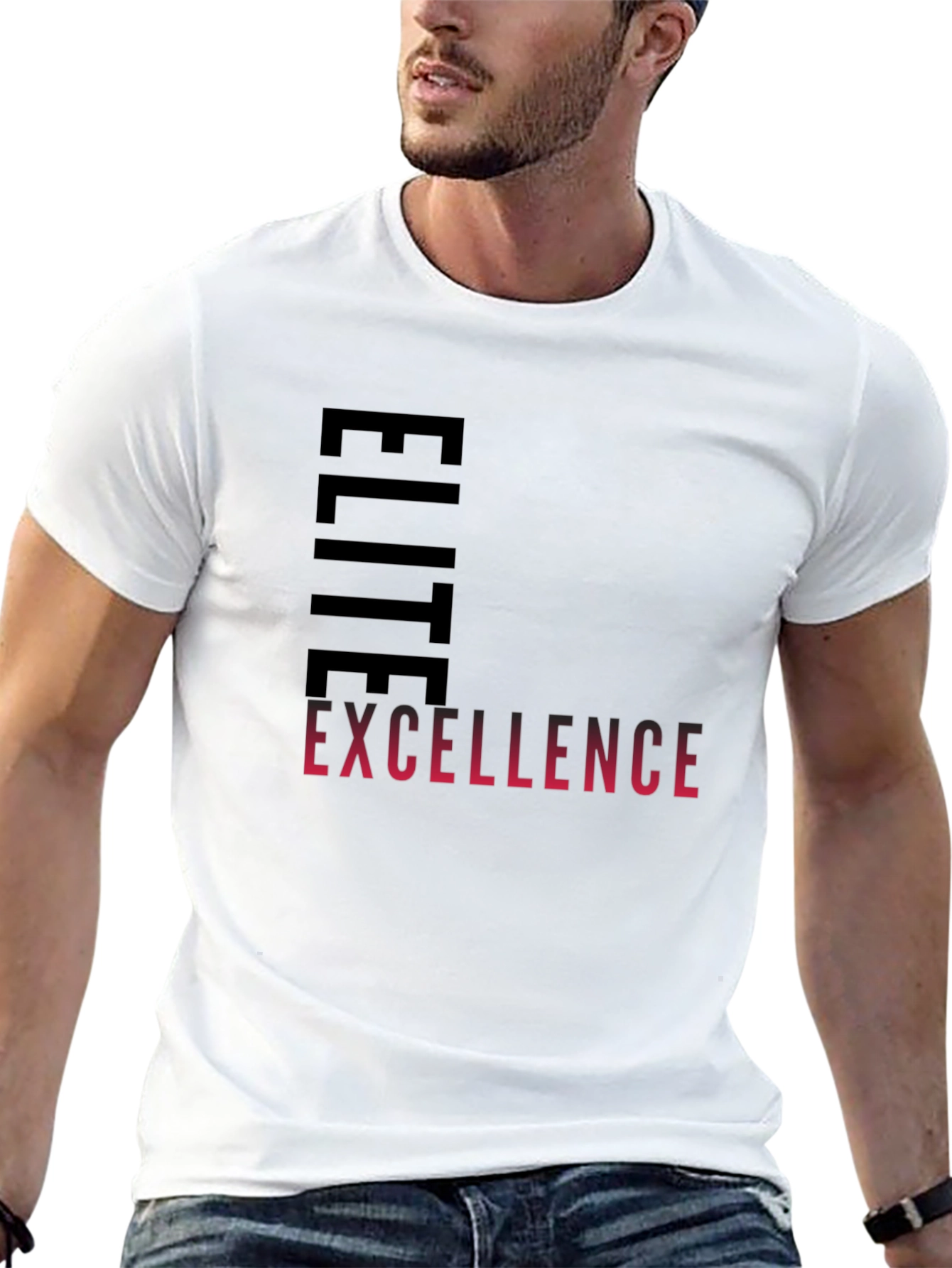Elite Excellence Graphic T-Shirt - Modern Design