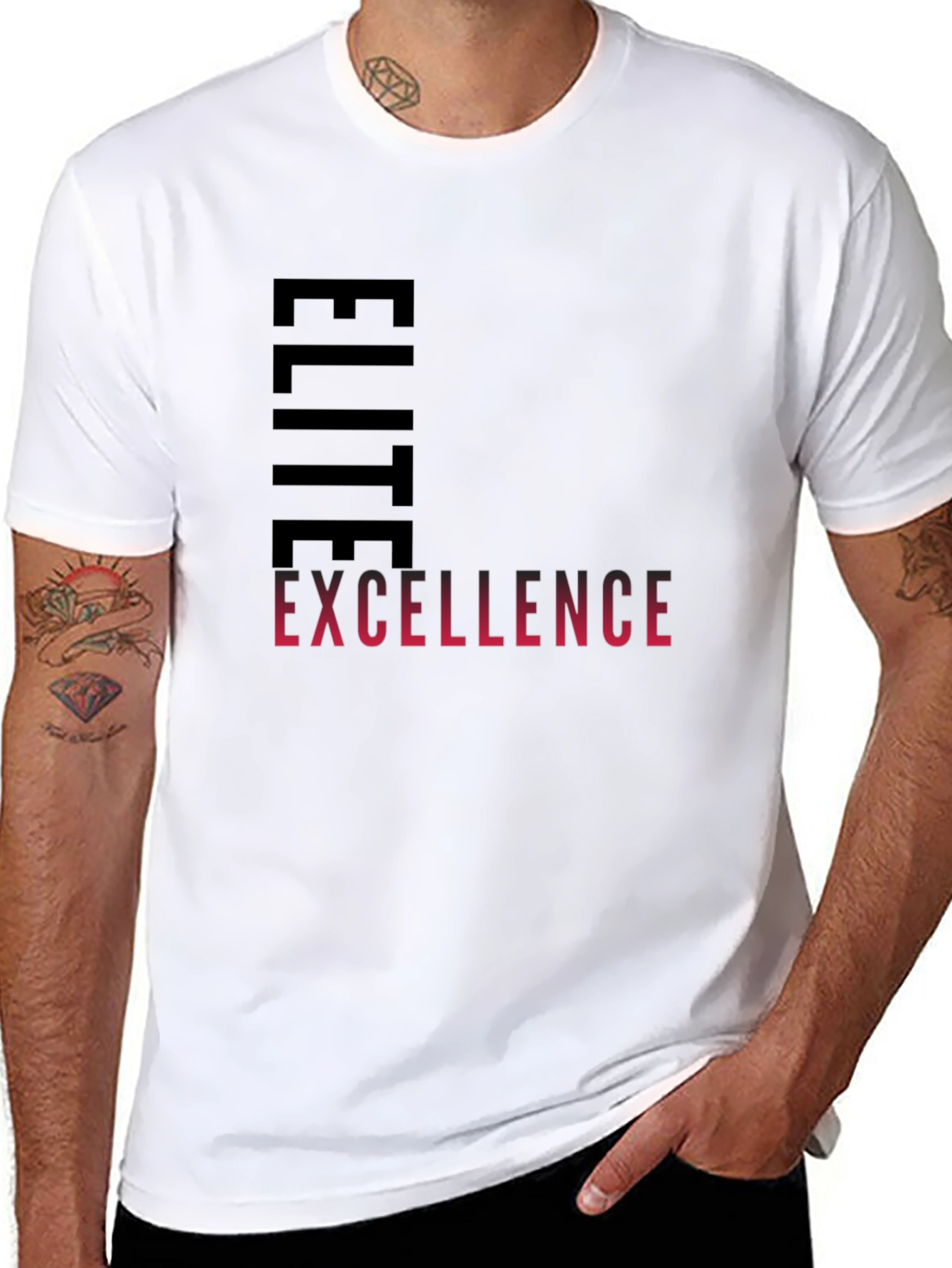 Elite Excellence Graphic T-Shirt - Modern Design