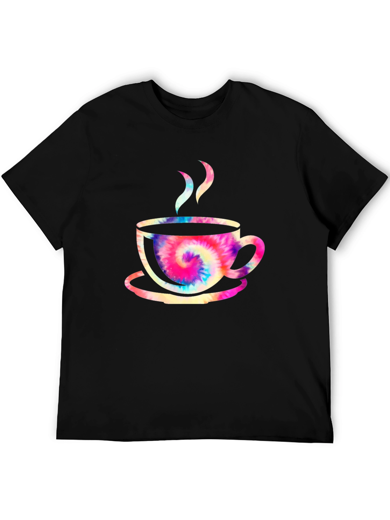 Tie-Dye Coffee Cup Graphic Tee