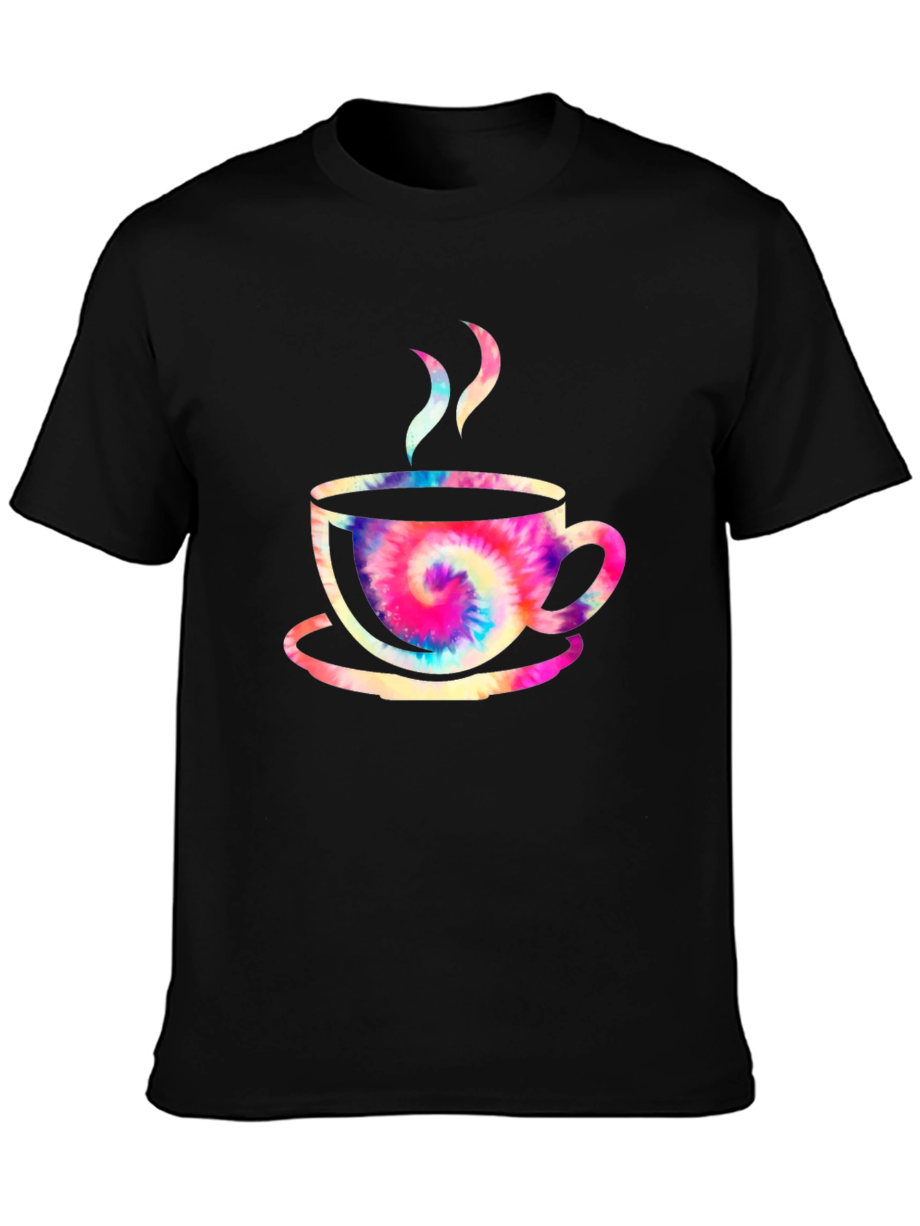 Tie-Dye Coffee Cup Graphic Tee