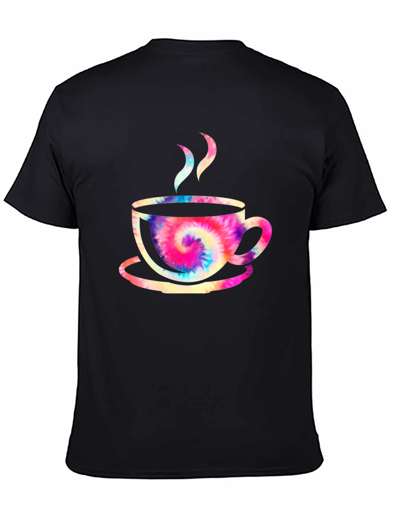 Tie-Dye Coffee Cup Graphic Tee