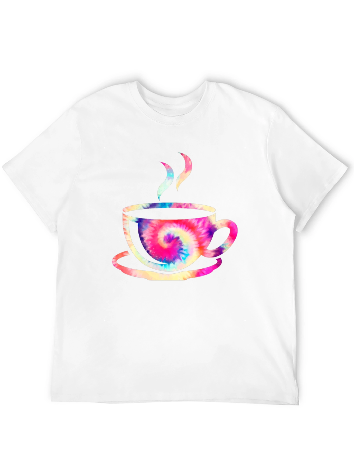 Tie-Dye Coffee Cup Graphic Tee