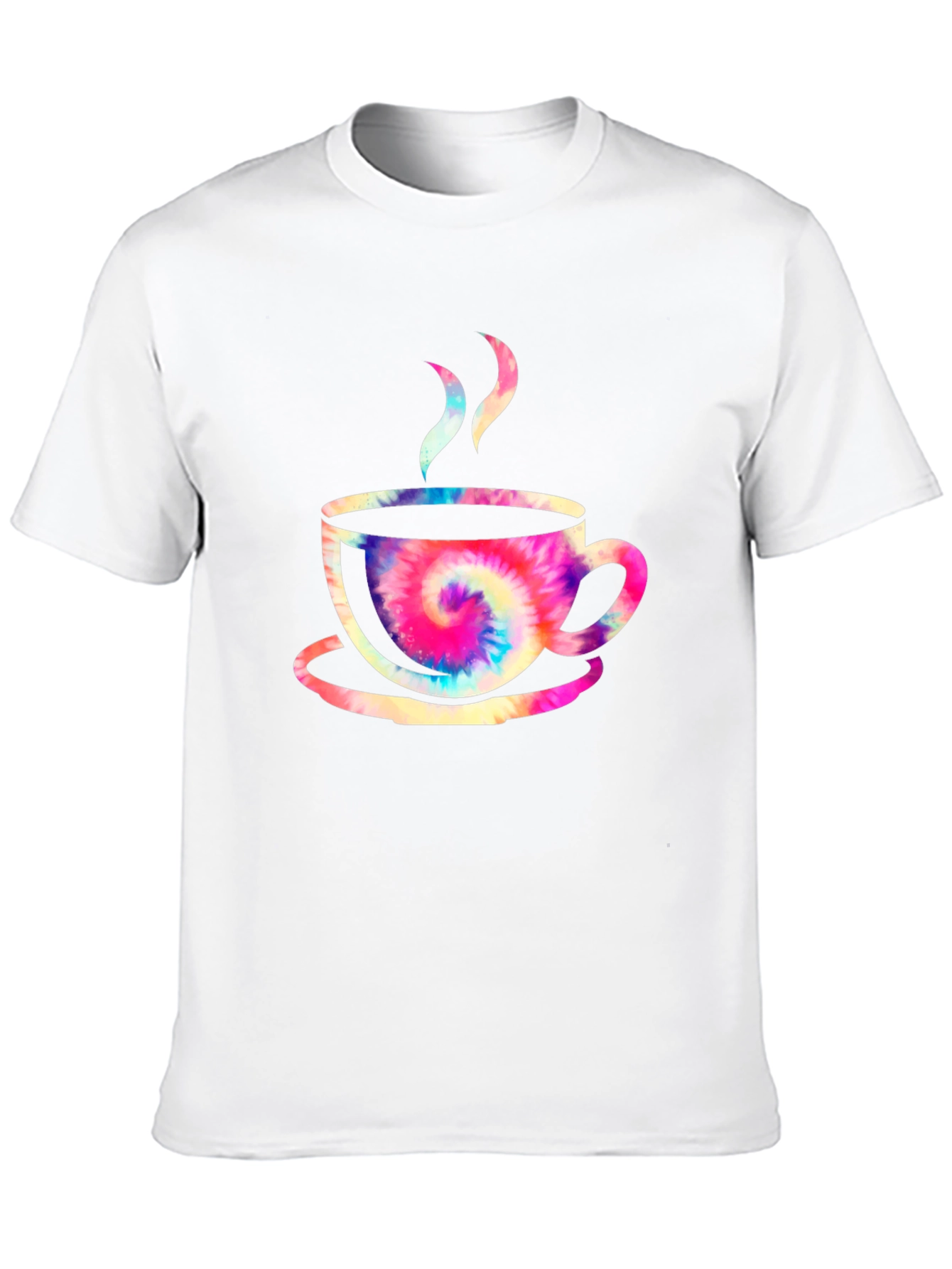 Tie-Dye Coffee Cup Graphic Tee