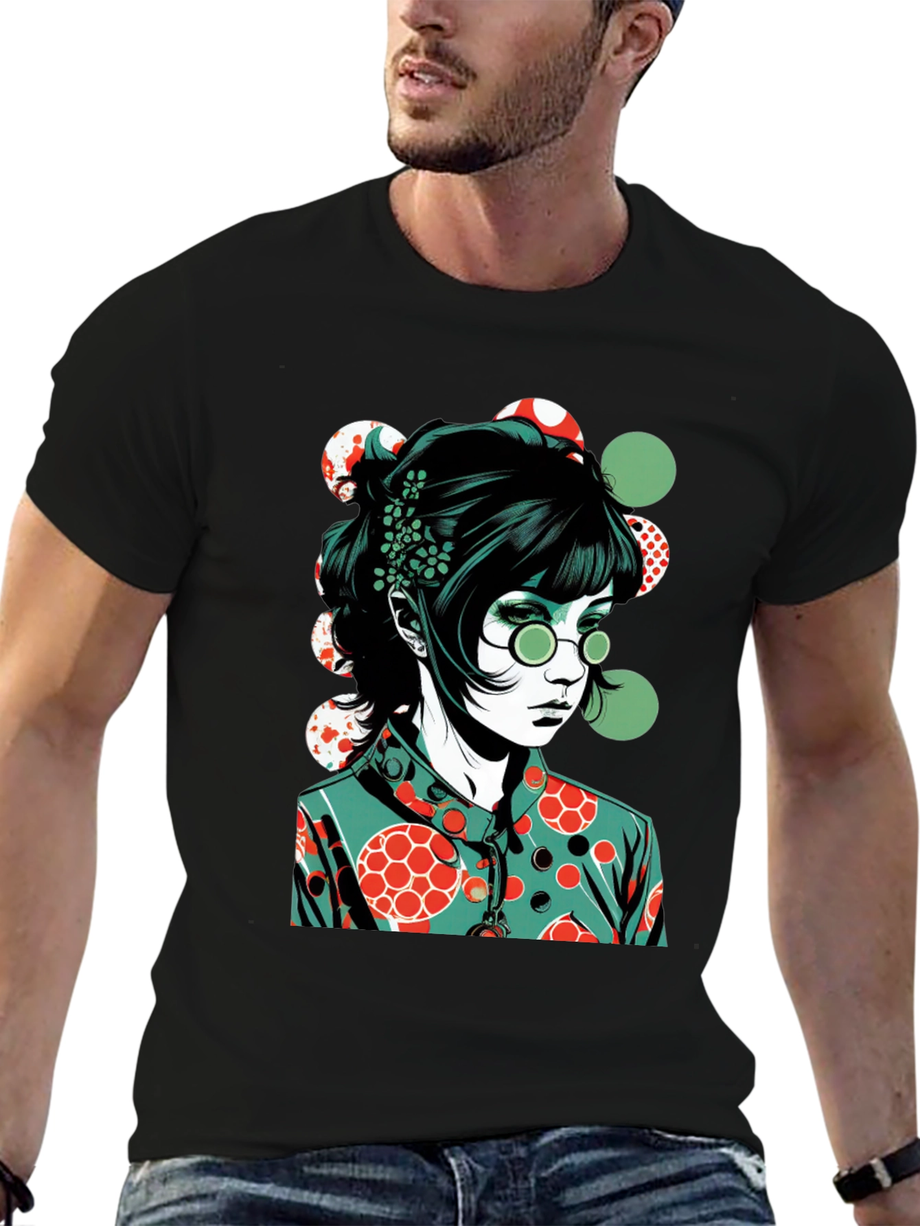 Retro Style Girl Graphic Tee