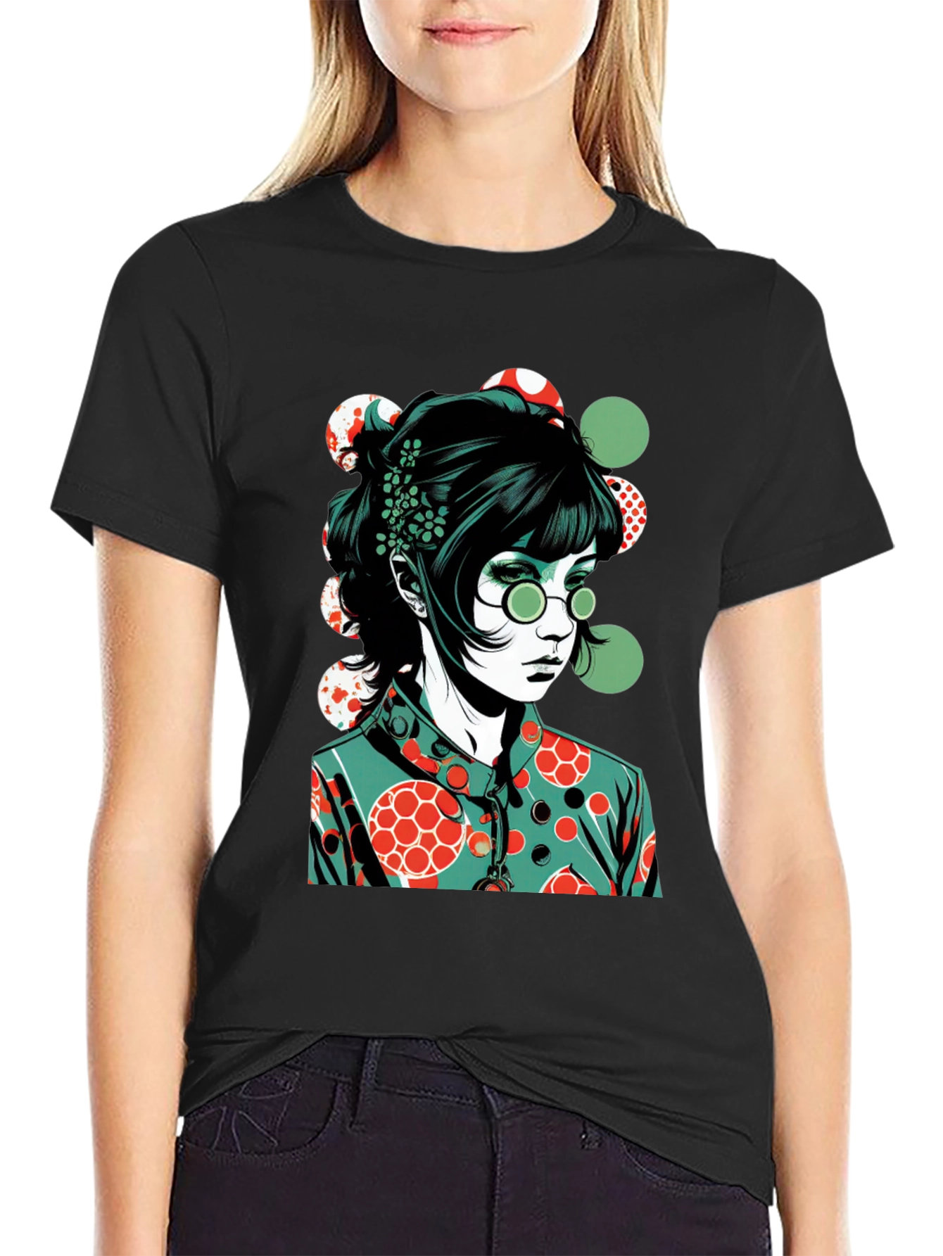 Retro Style Girl Graphic Tee