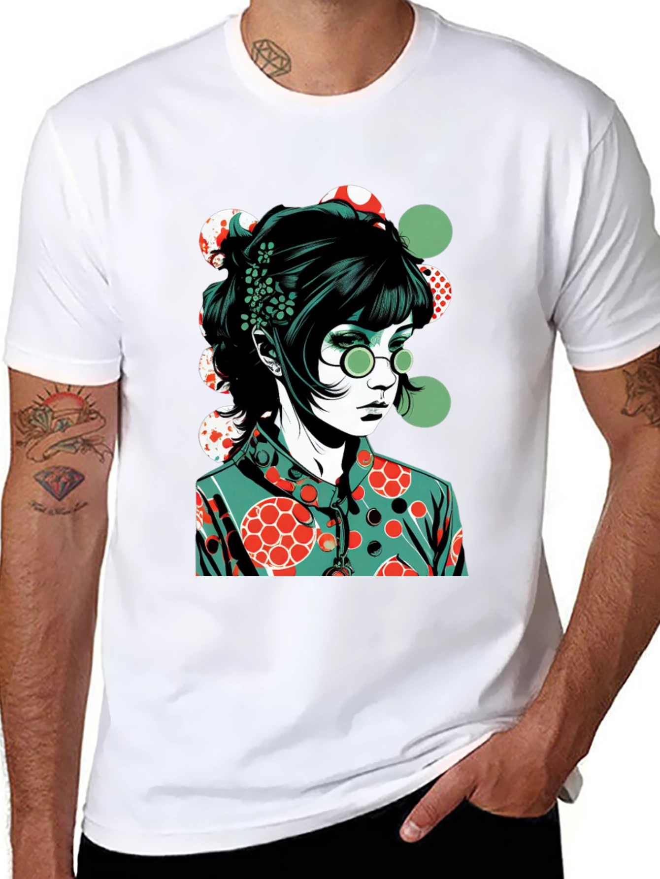 Retro Style Girl Graphic Tee