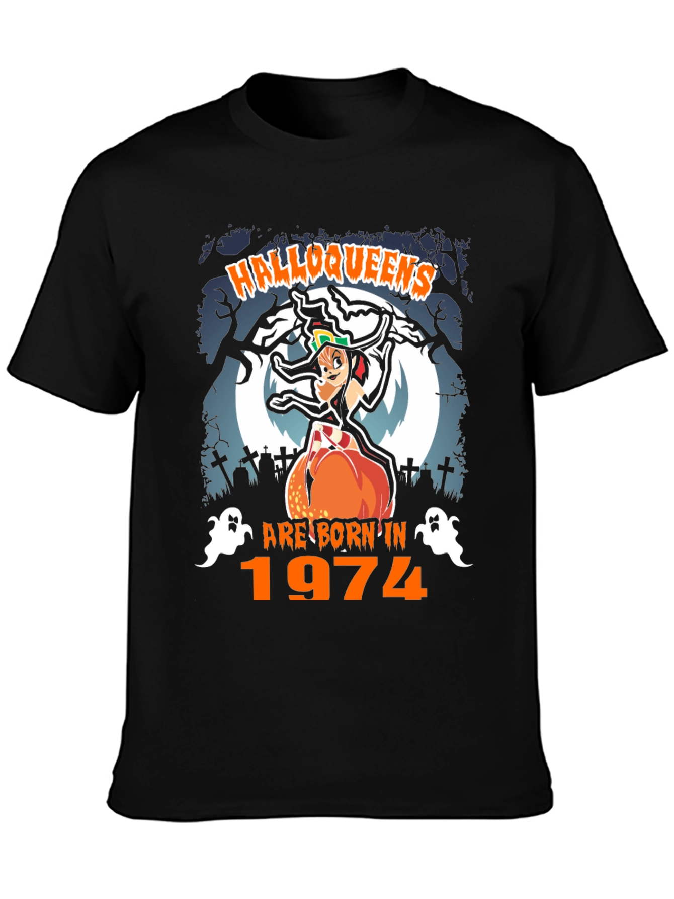 Halloqueens Born in 1974 Halloween T-Shirt