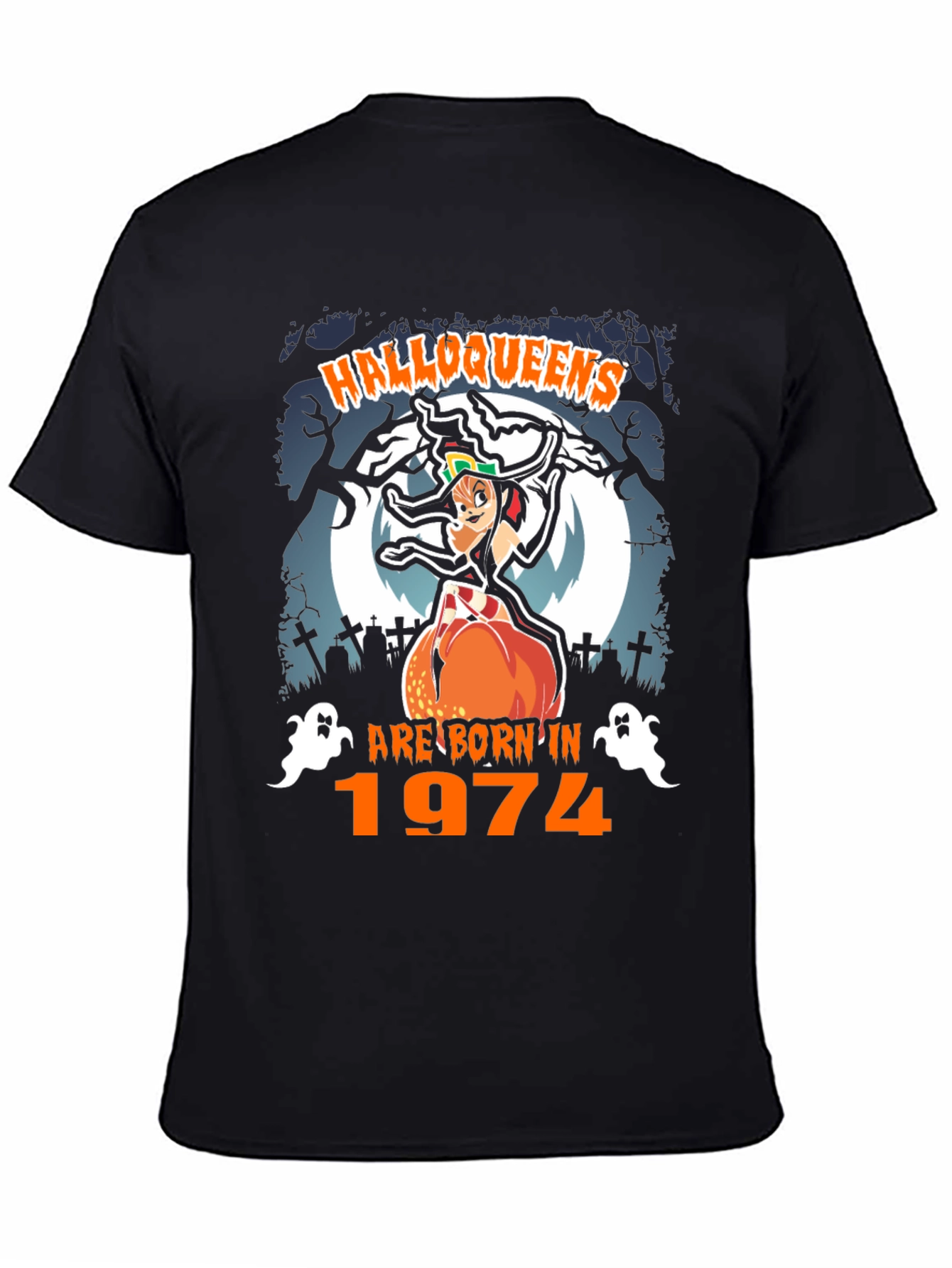 Halloqueens Born in 1974 Halloween T-Shirt