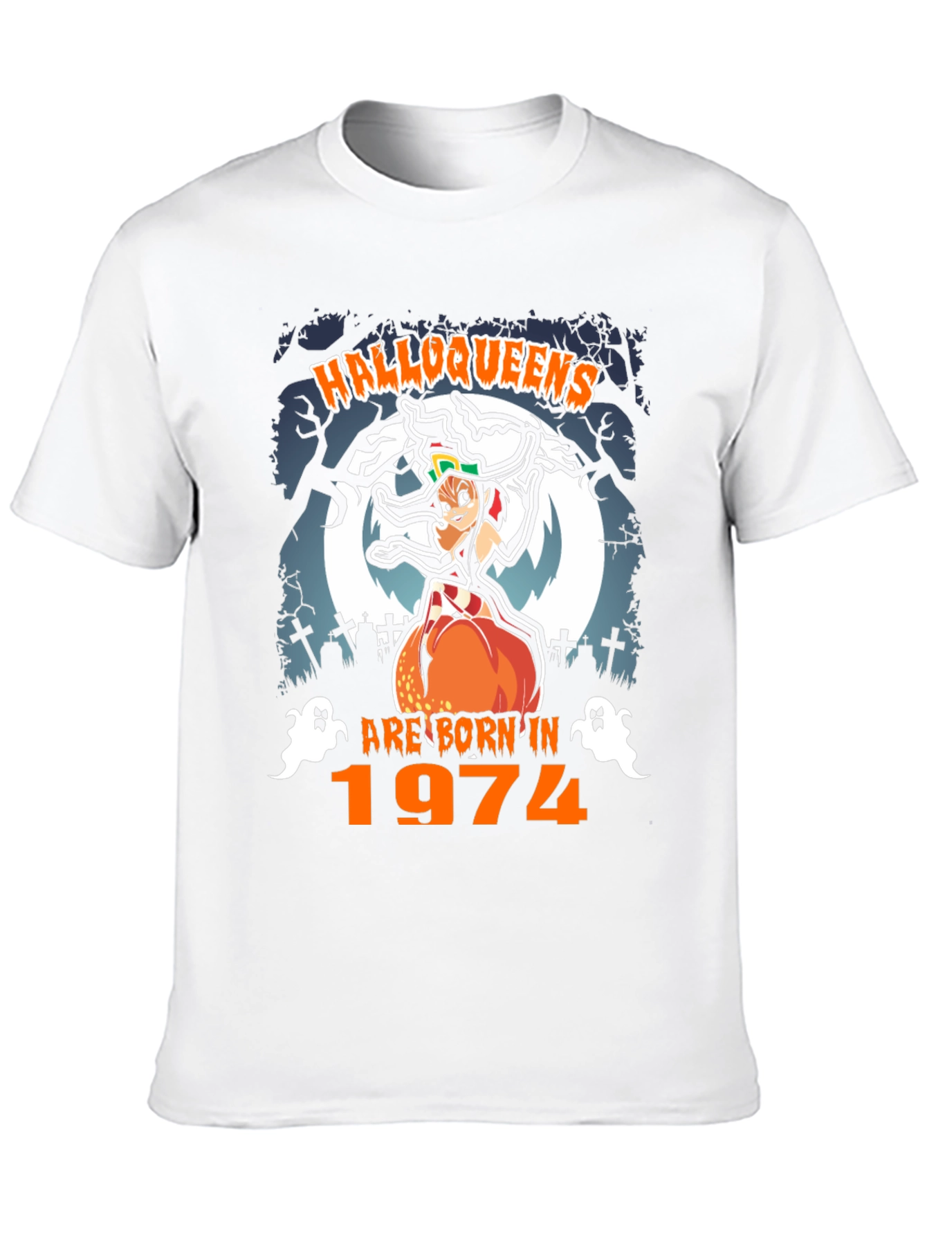 Halloqueens Born in 1974 Halloween T-Shirt