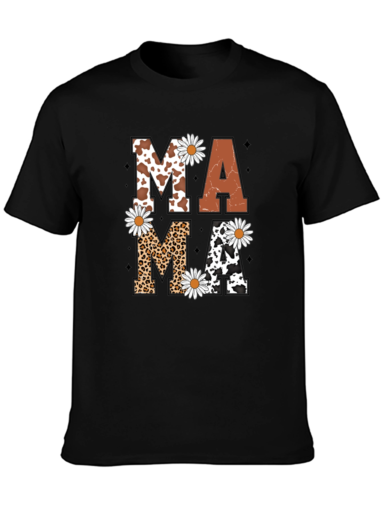 Mama Daisy Graphic Tee - Novelty Print