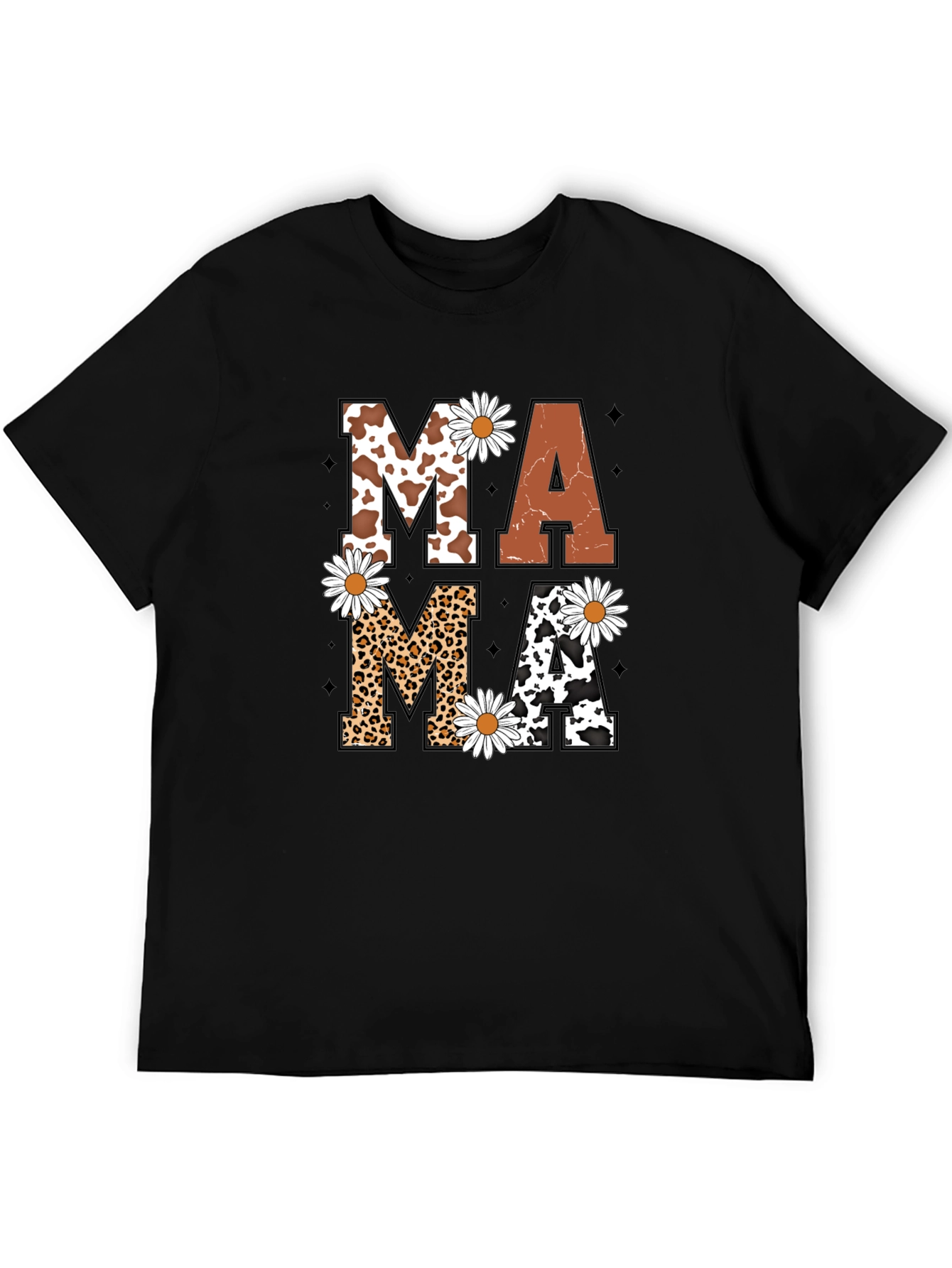 Mama Daisy Graphic Tee - Novelty Print