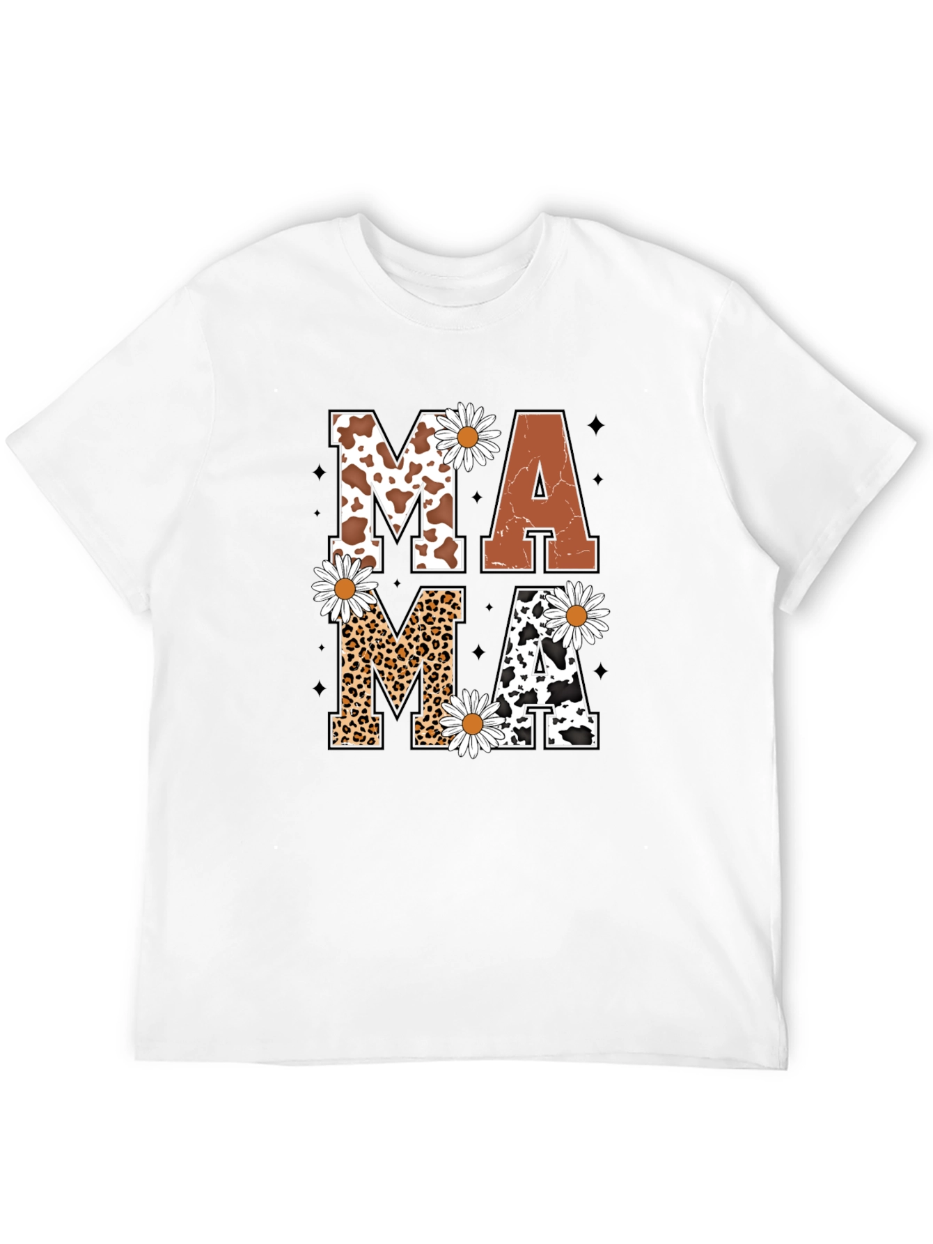 Mama Daisy Graphic Tee - Novelty Print