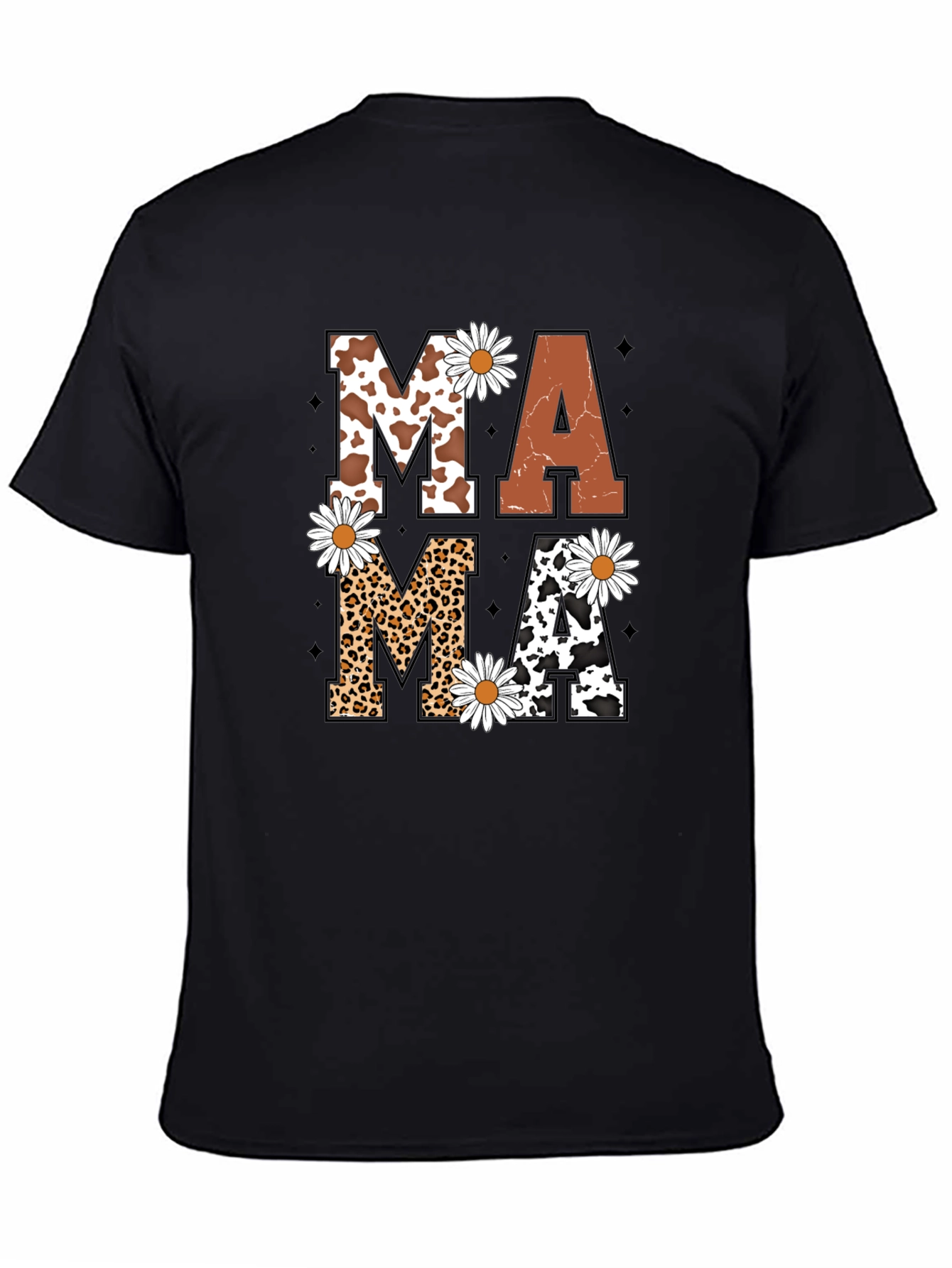 Mama Daisy Graphic Tee - Novelty Print
