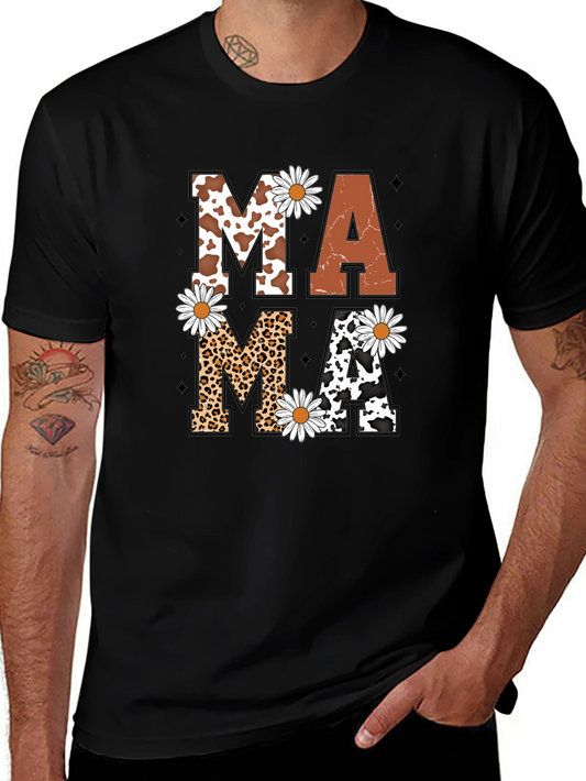 Mama Daisy Graphic Tee - Novelty Print